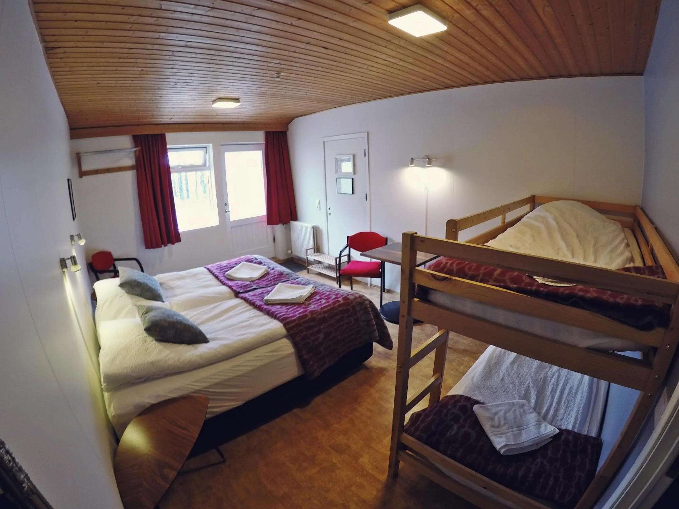 Bed in Hotel Hjardarbol