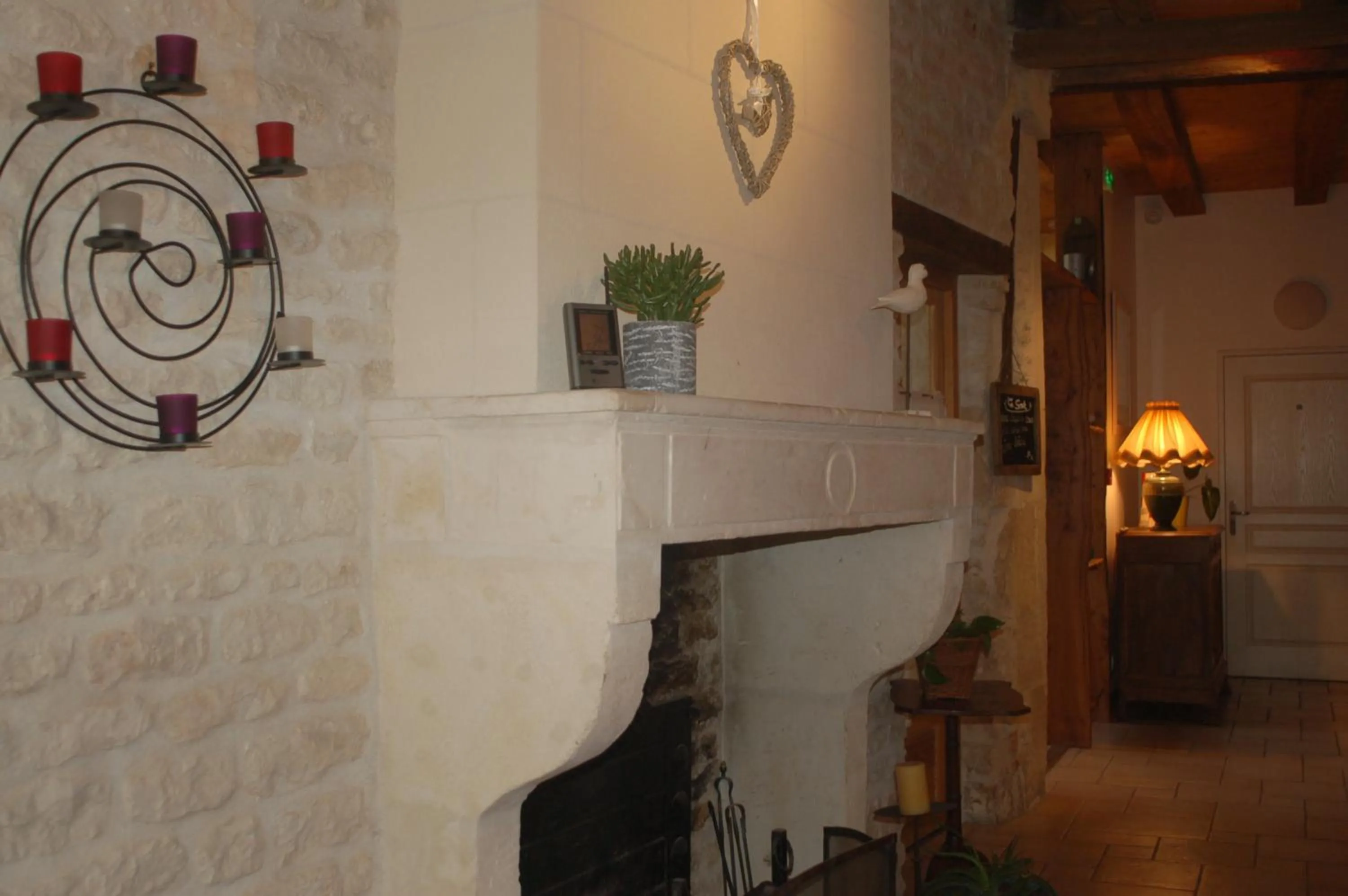 Seating area in Hôtel du Donjon