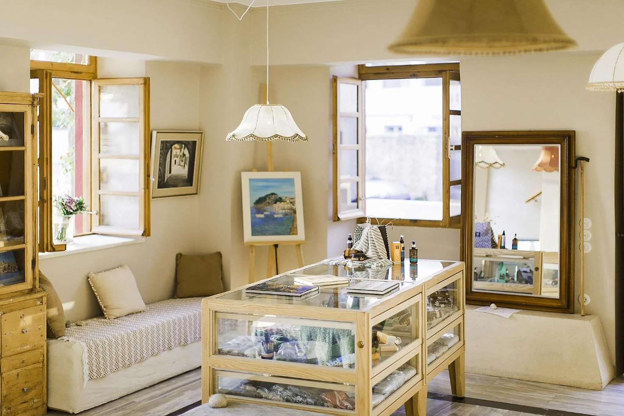 Living room in Villa Rossa