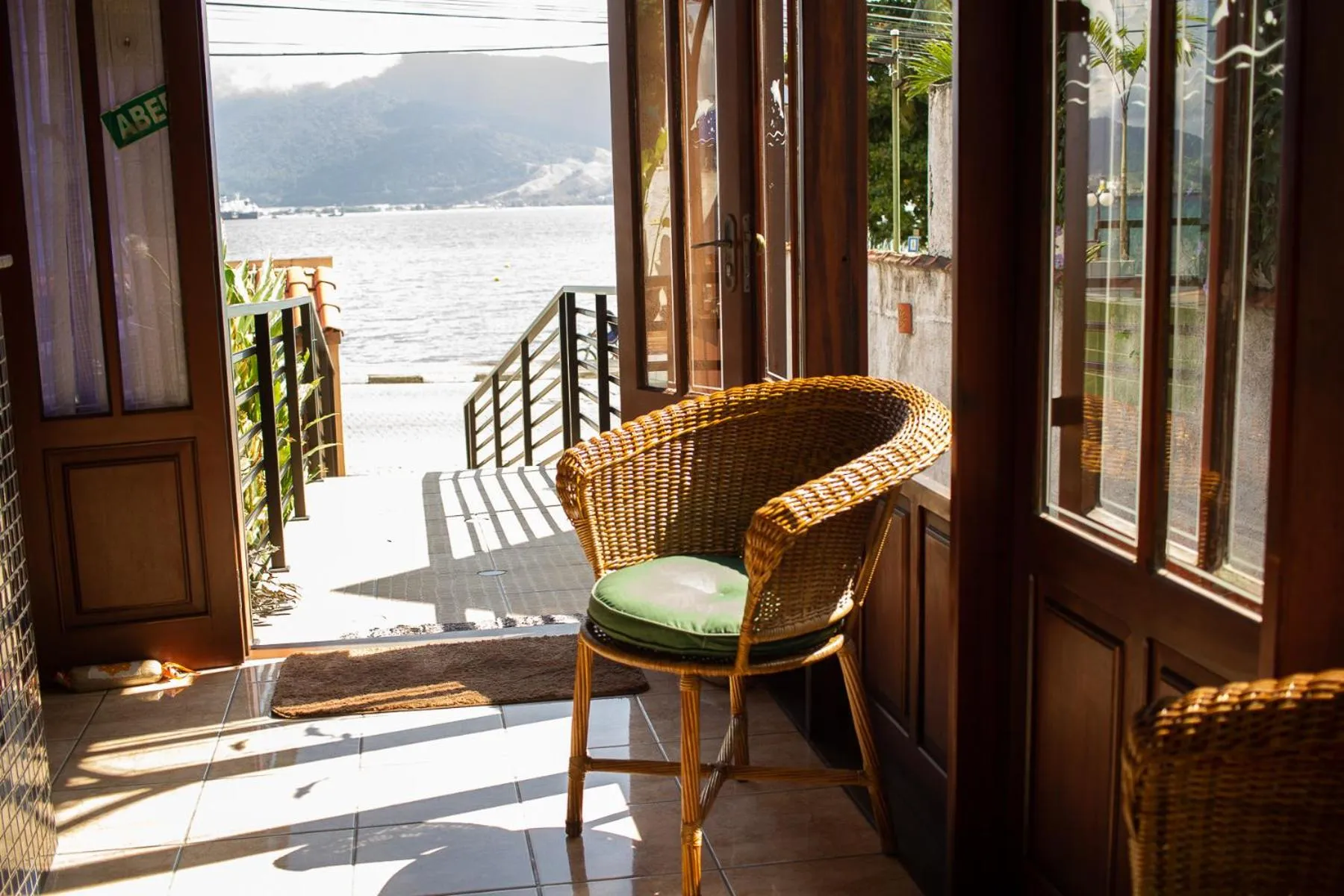 Decorative detail in Pousada Irmãos do Mar