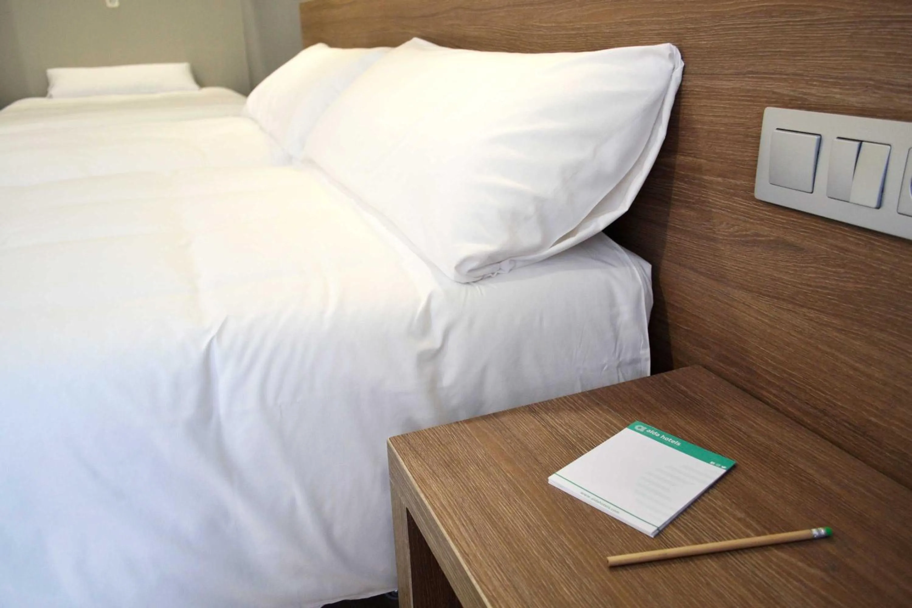 Bed in Hotel Alda Sada Marina