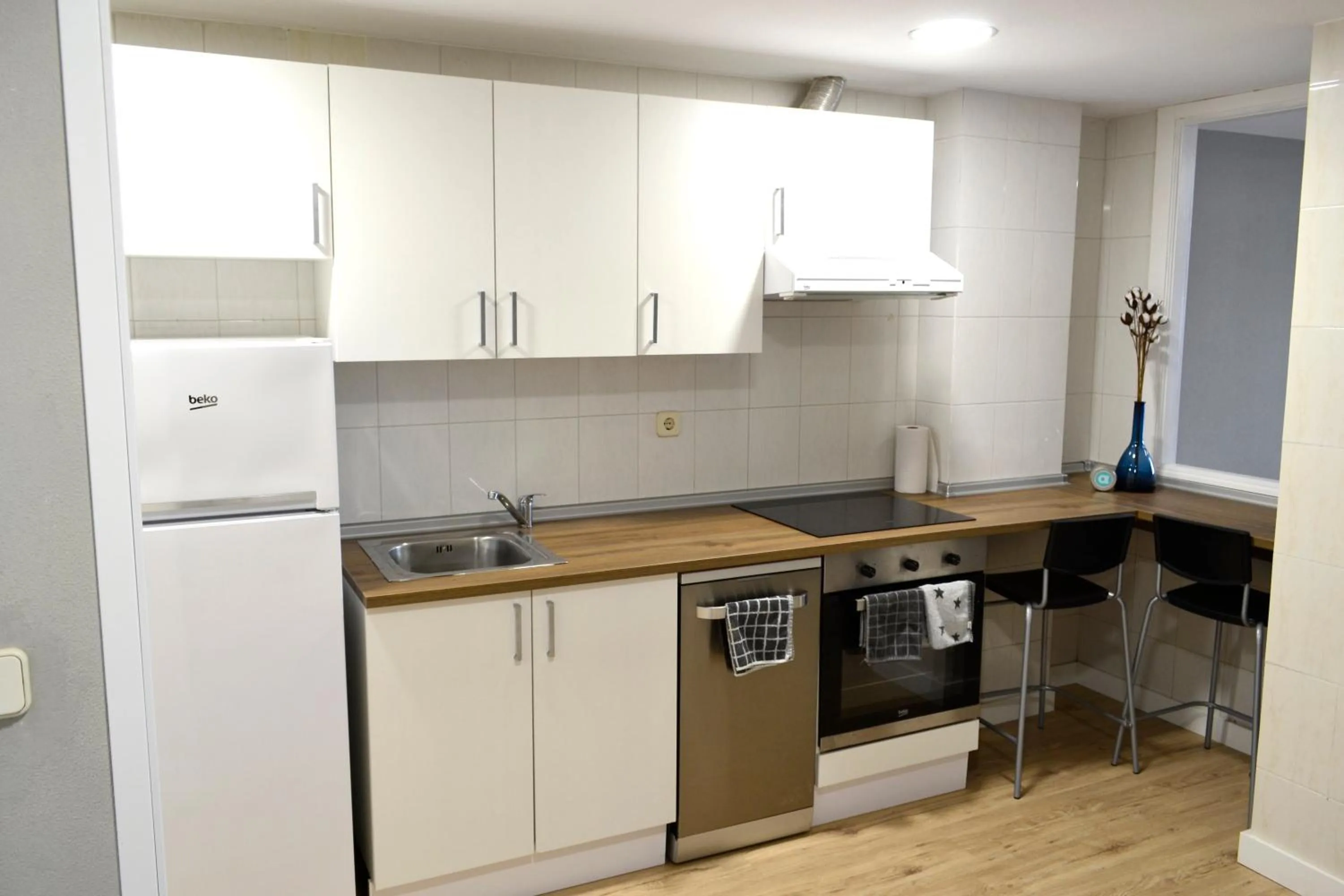 Kitchen or kitchenette in Hotel Alda Sada Marina