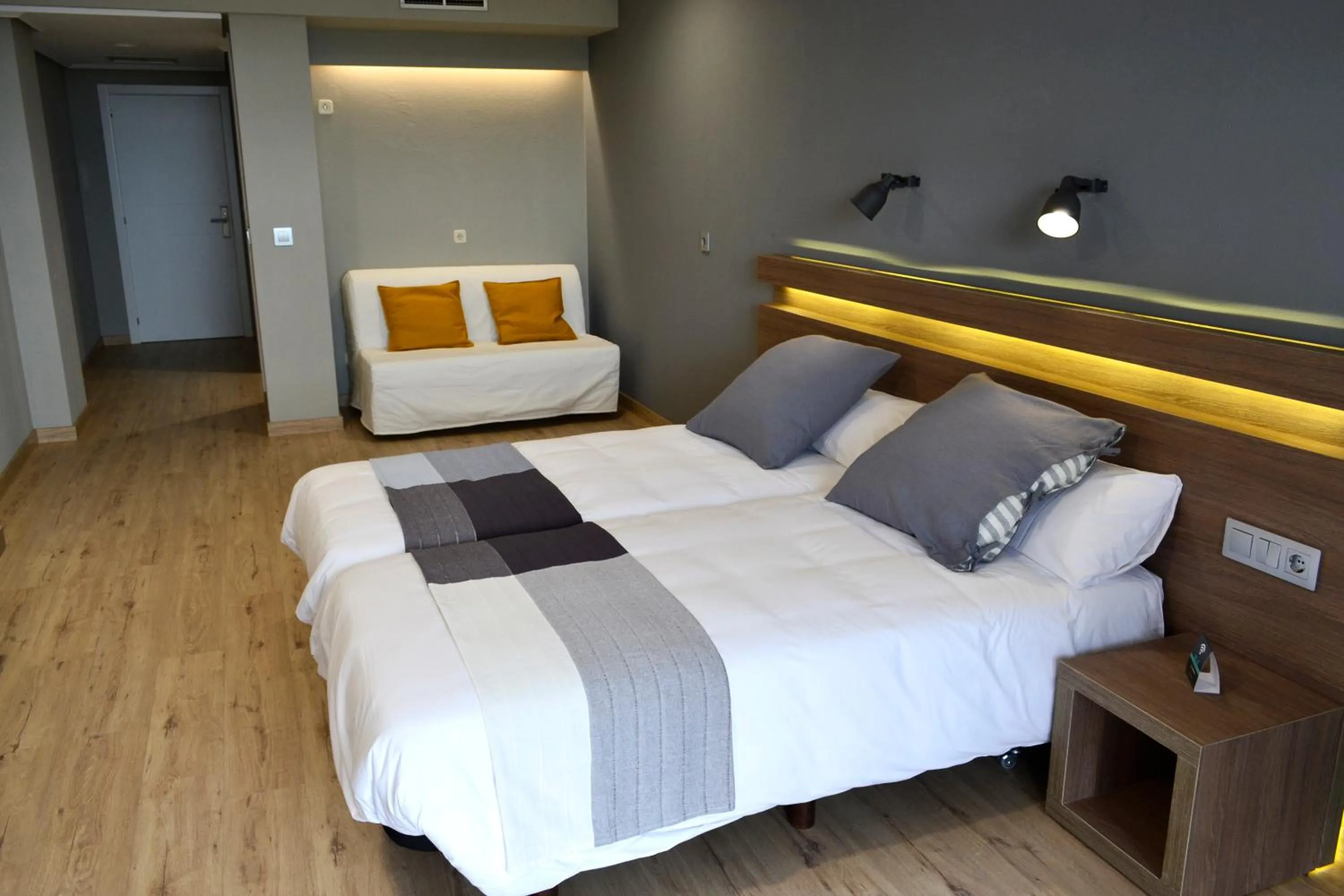 Bed in Hotel Alda Sada Marina