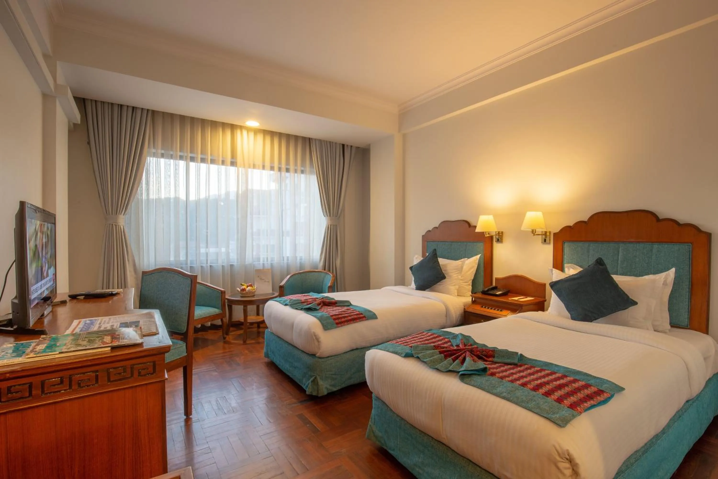 Photo of the whole room, Bed in Hotel Le Himalaya