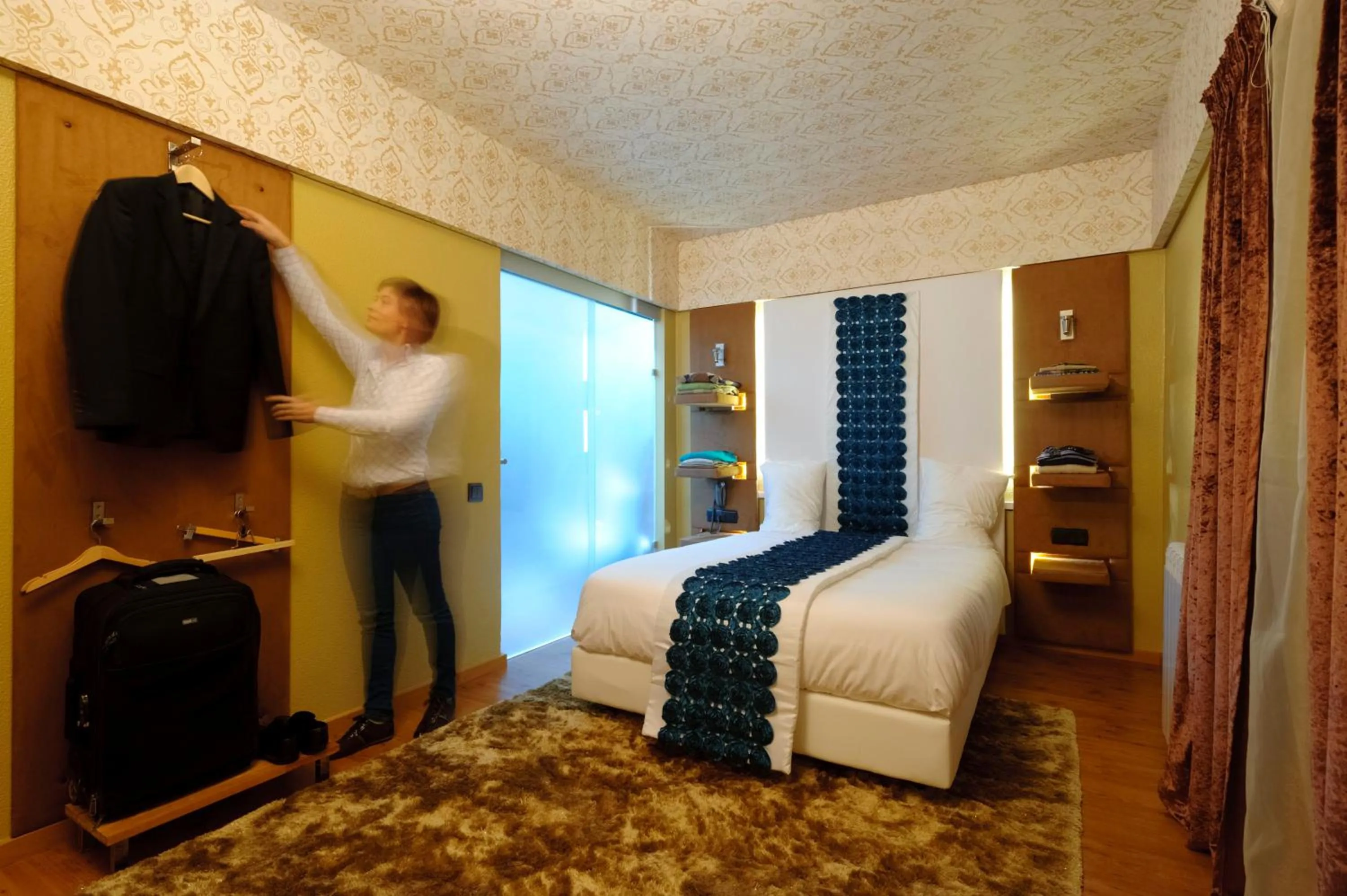 Bed in Sever Rio Hotel