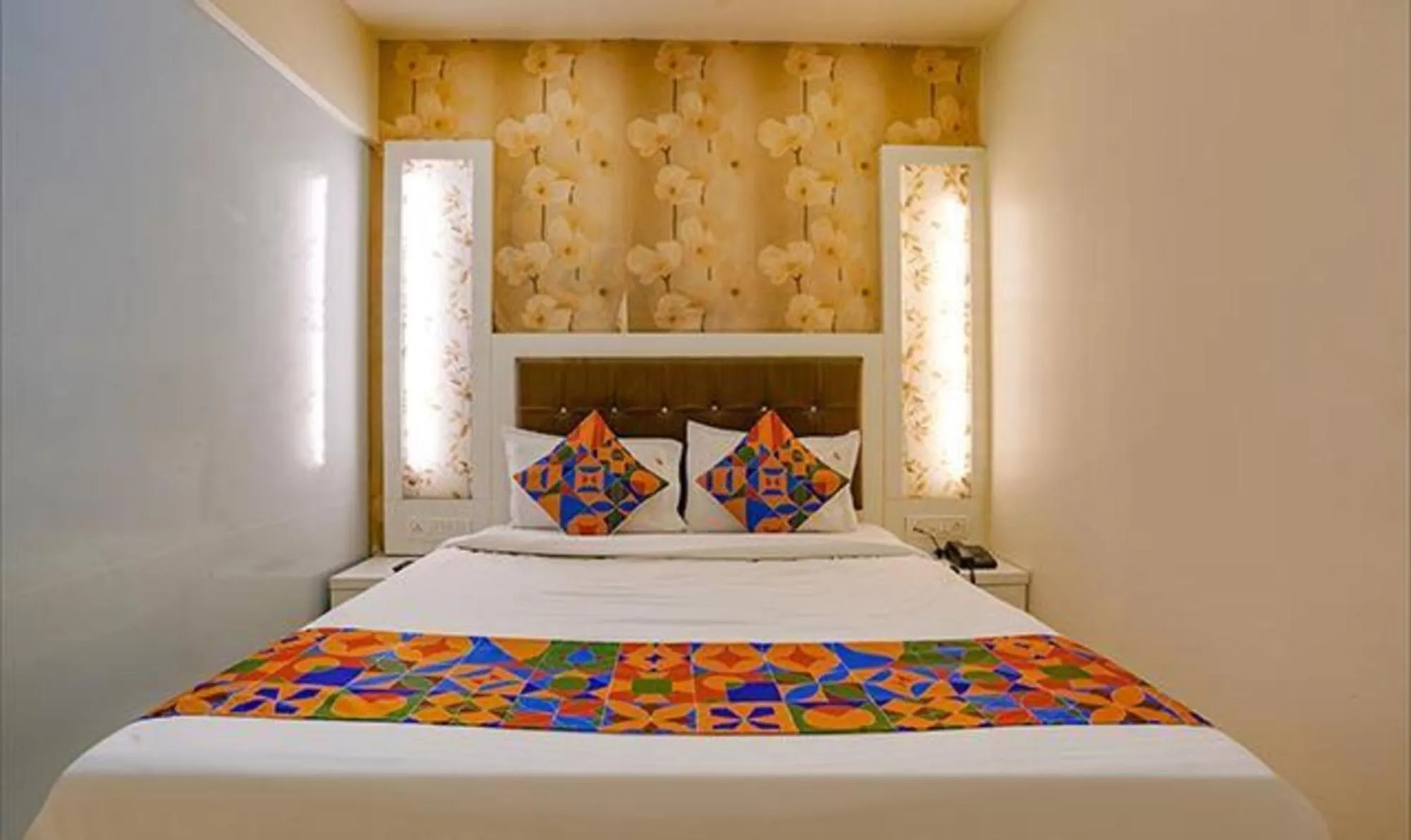 Bed in FabHotel Veera Residency - Nr Mumbai International Airport