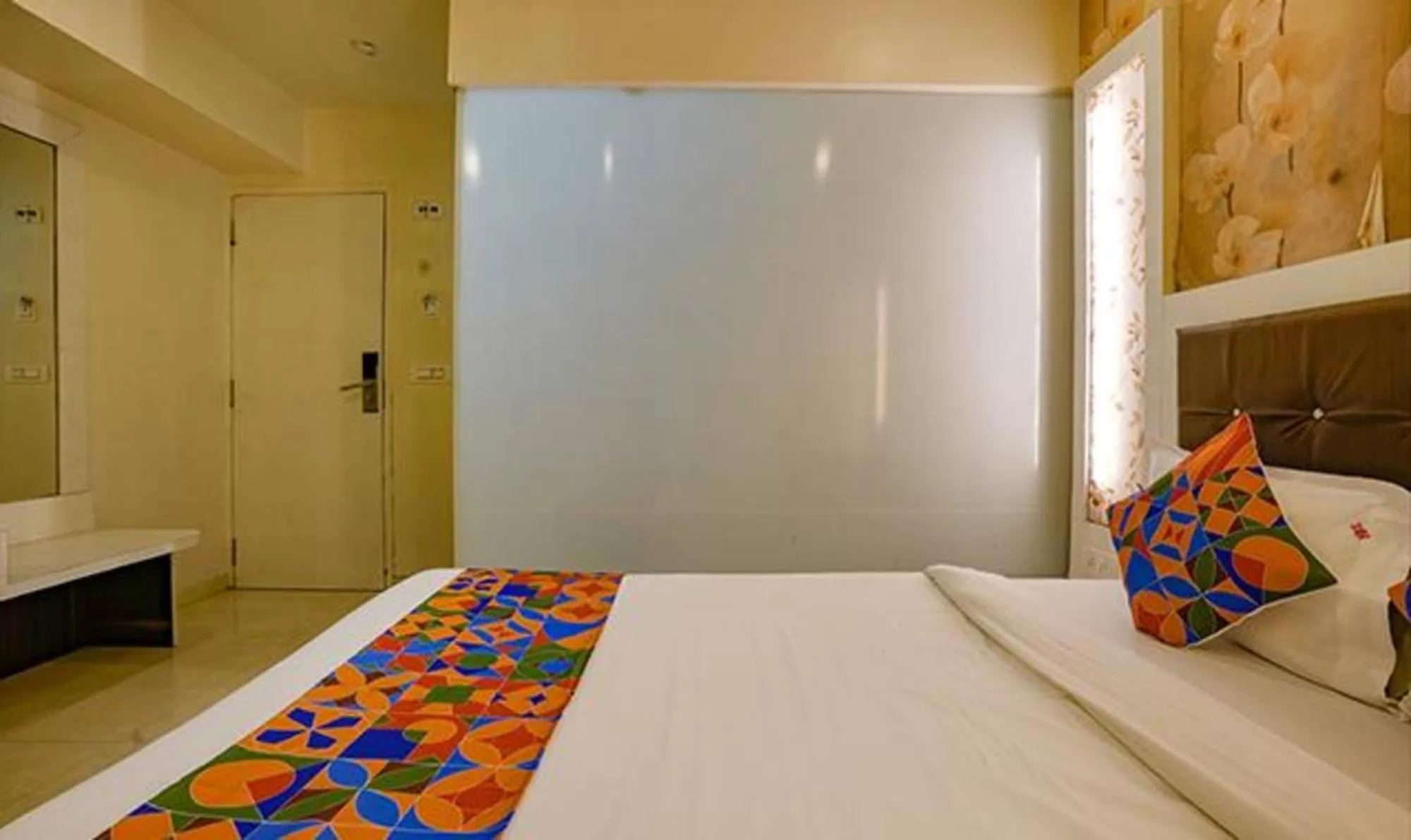 Bed in FabHotel Veera Residency - Nr Mumbai International Airport