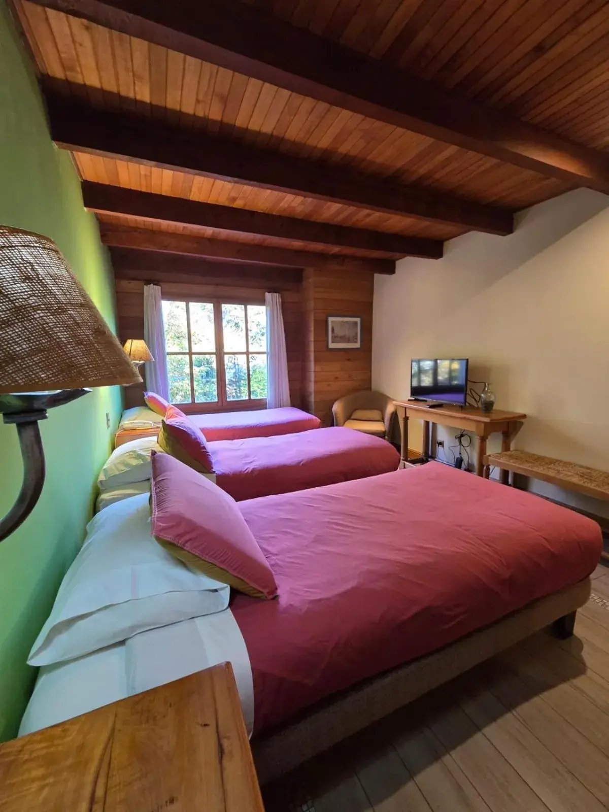 Triple Room 3-single beds in Hotel Malalhue Triple Room 3-single beds in Hotel Malalhue