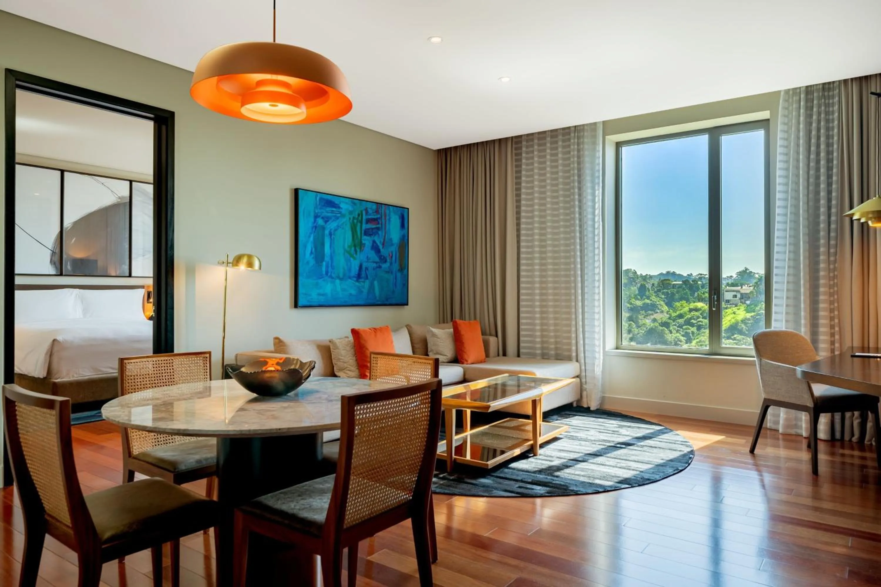 Living room in JW Marriott Hotel Sao Paulo