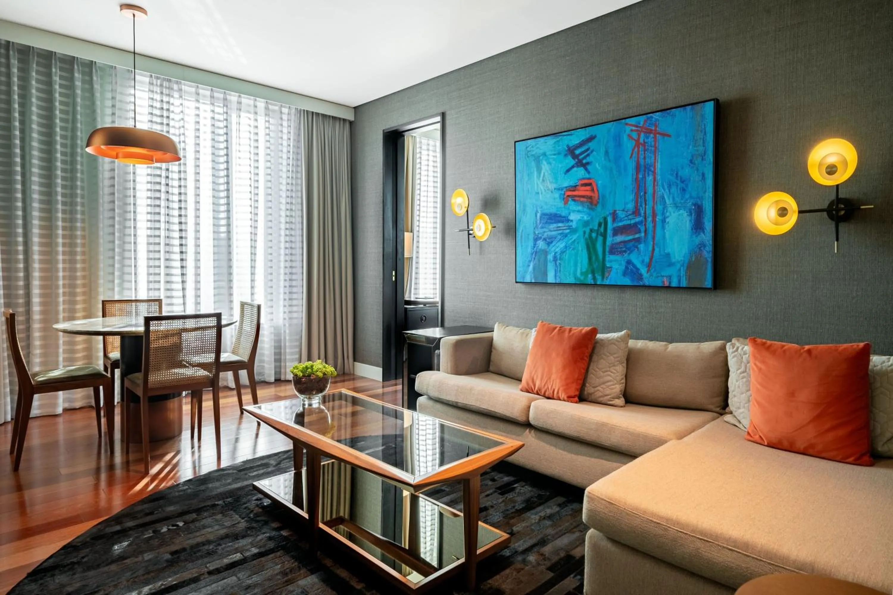 Living room in JW Marriott Hotel Sao Paulo