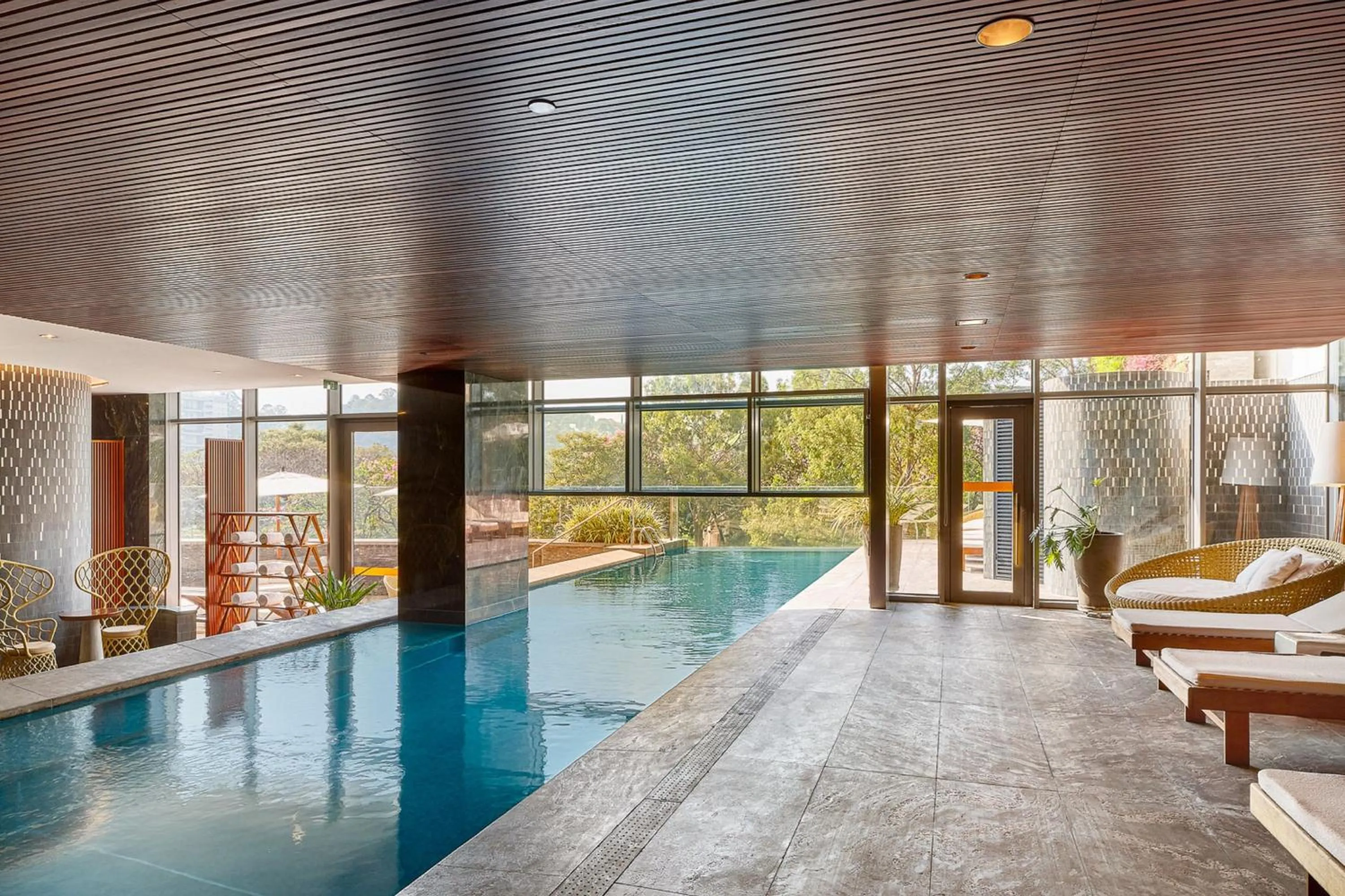 Swimming pool in JW Marriott Hotel Sao Paulo