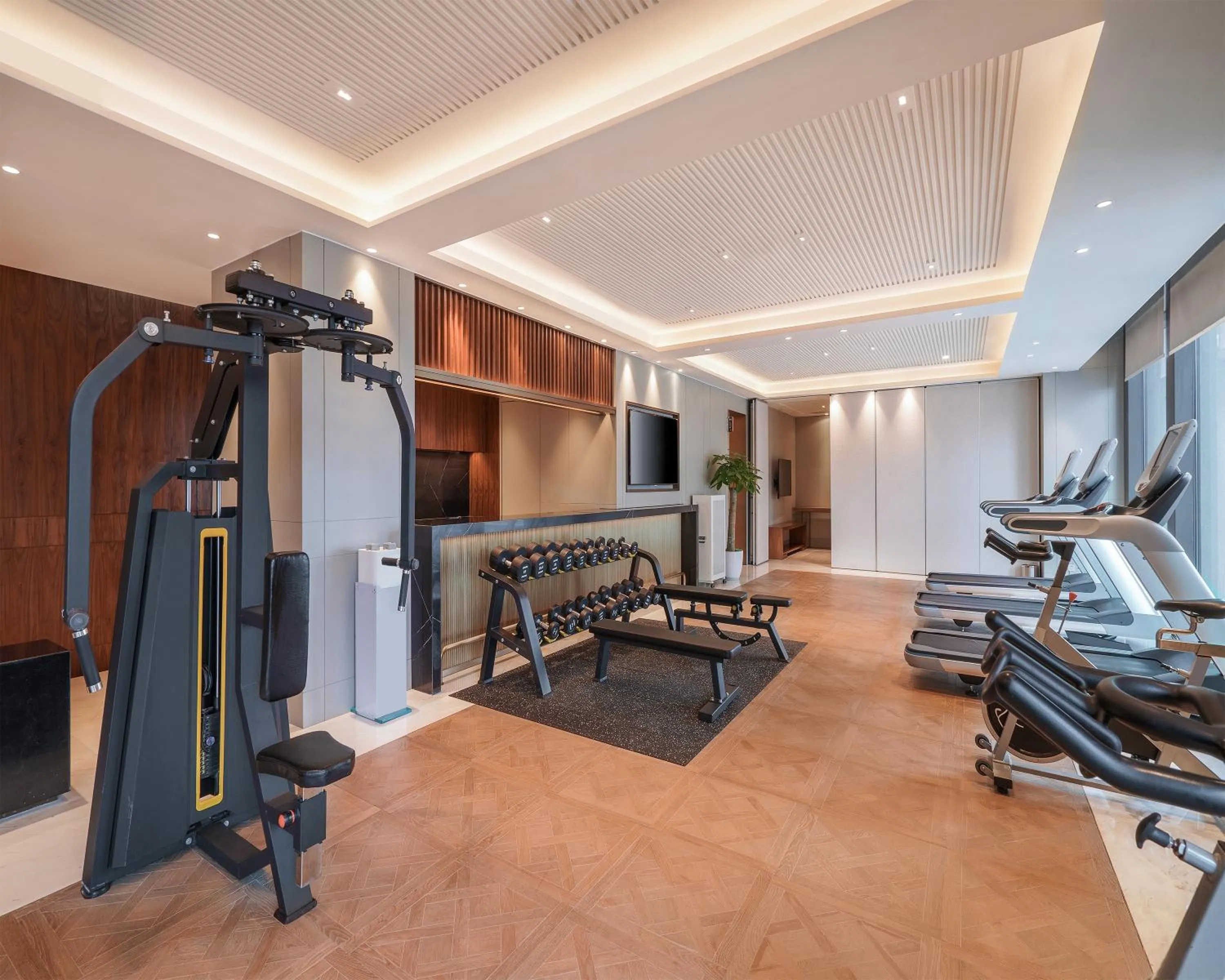 Fitness centre/facilities in Hyatt Place Chengdu Pebble Walk