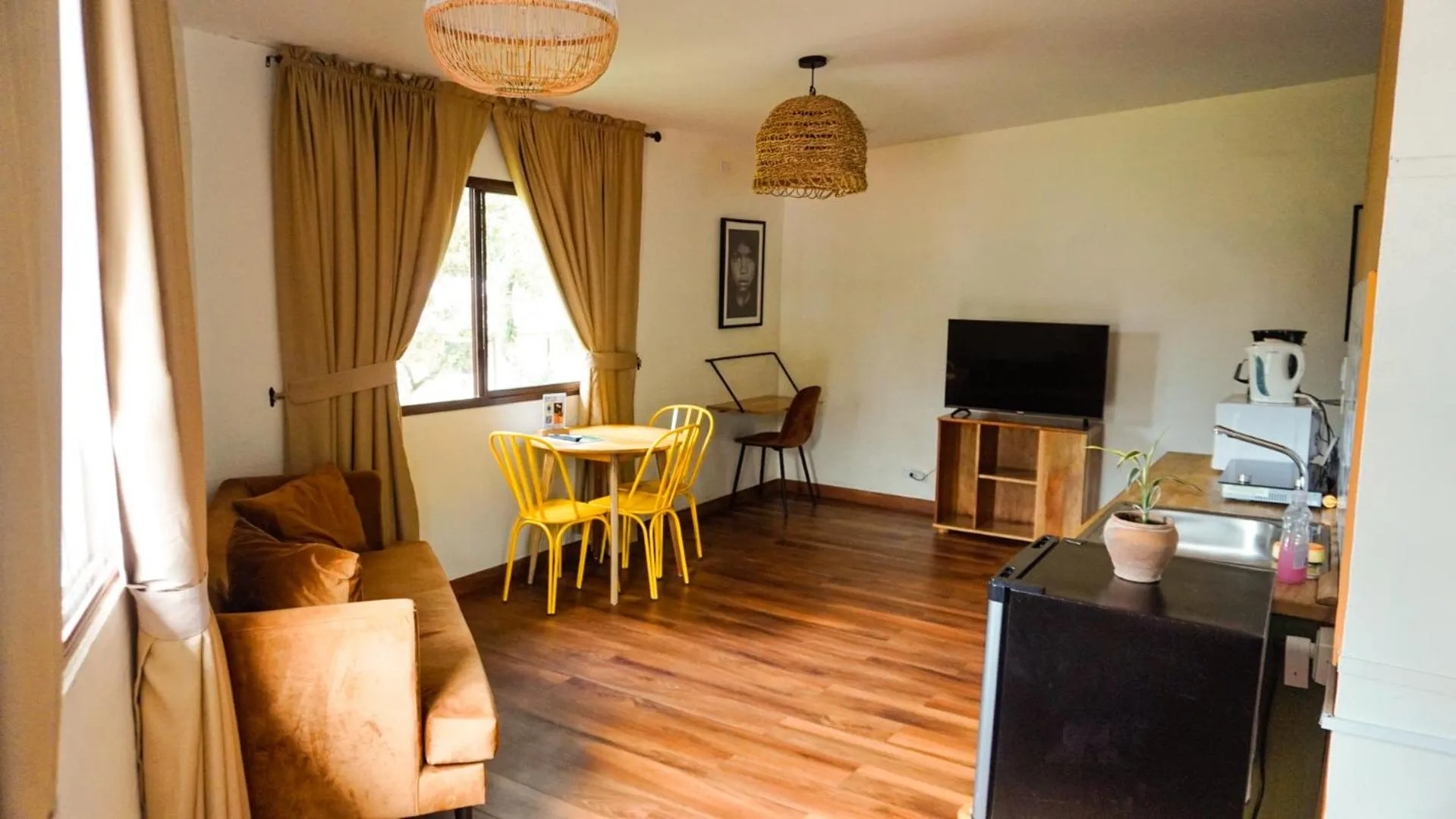 Living room in Socialtel Boquete