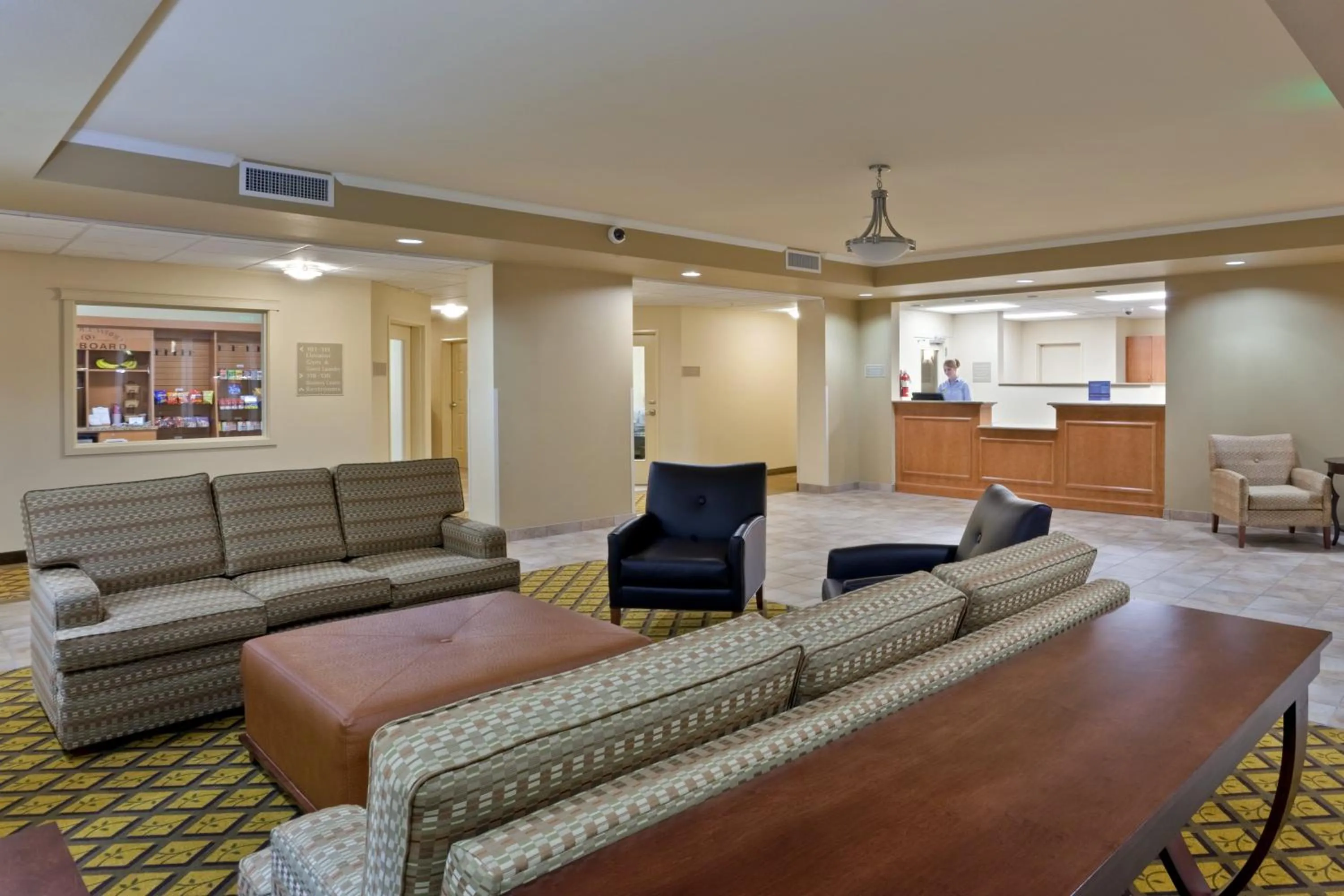 Lobby or reception, Seating Area in Candlewood Suites Lakewood, an IHG Hotel