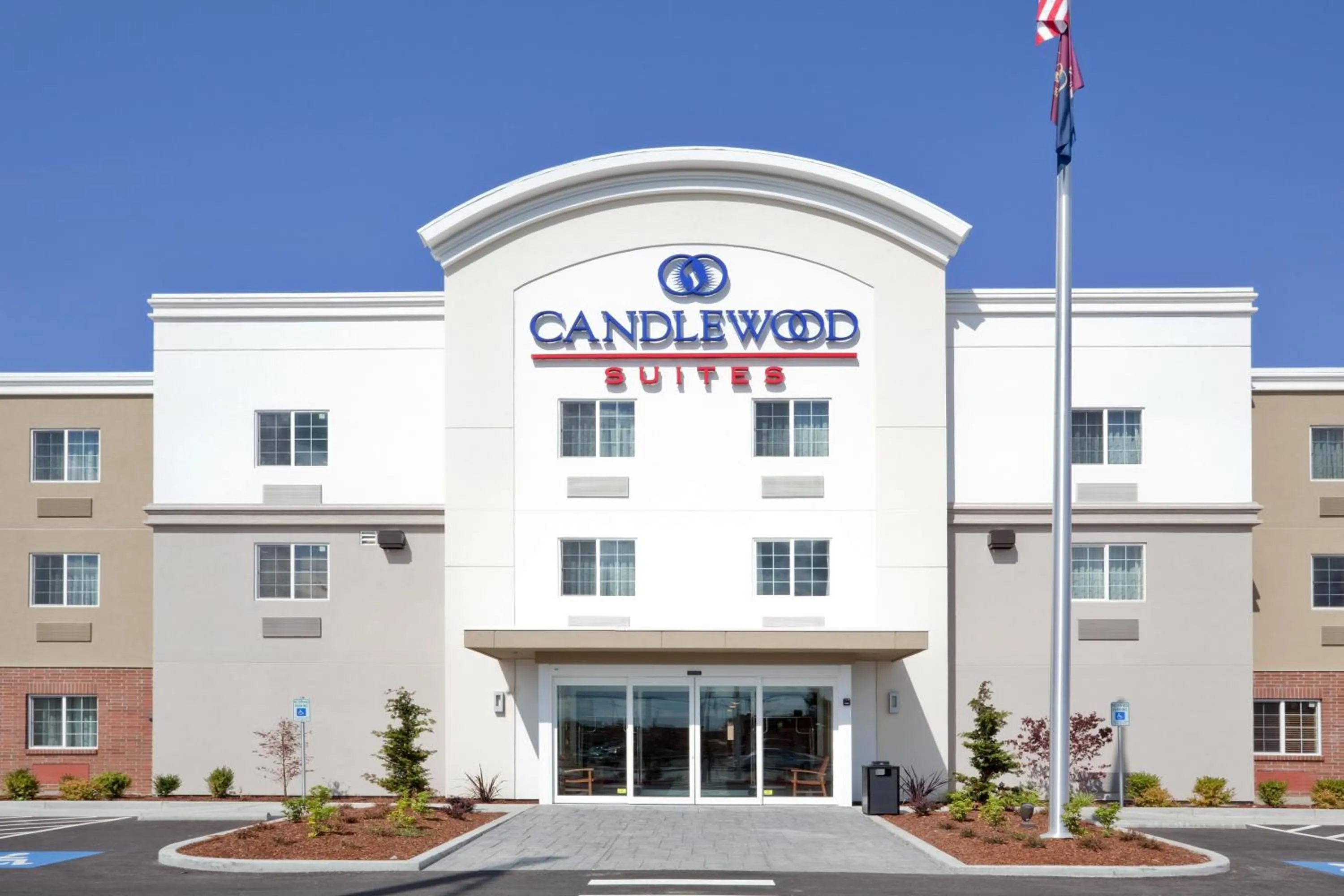 Property building in Candlewood Suites Lakewood, an IHG Hotel