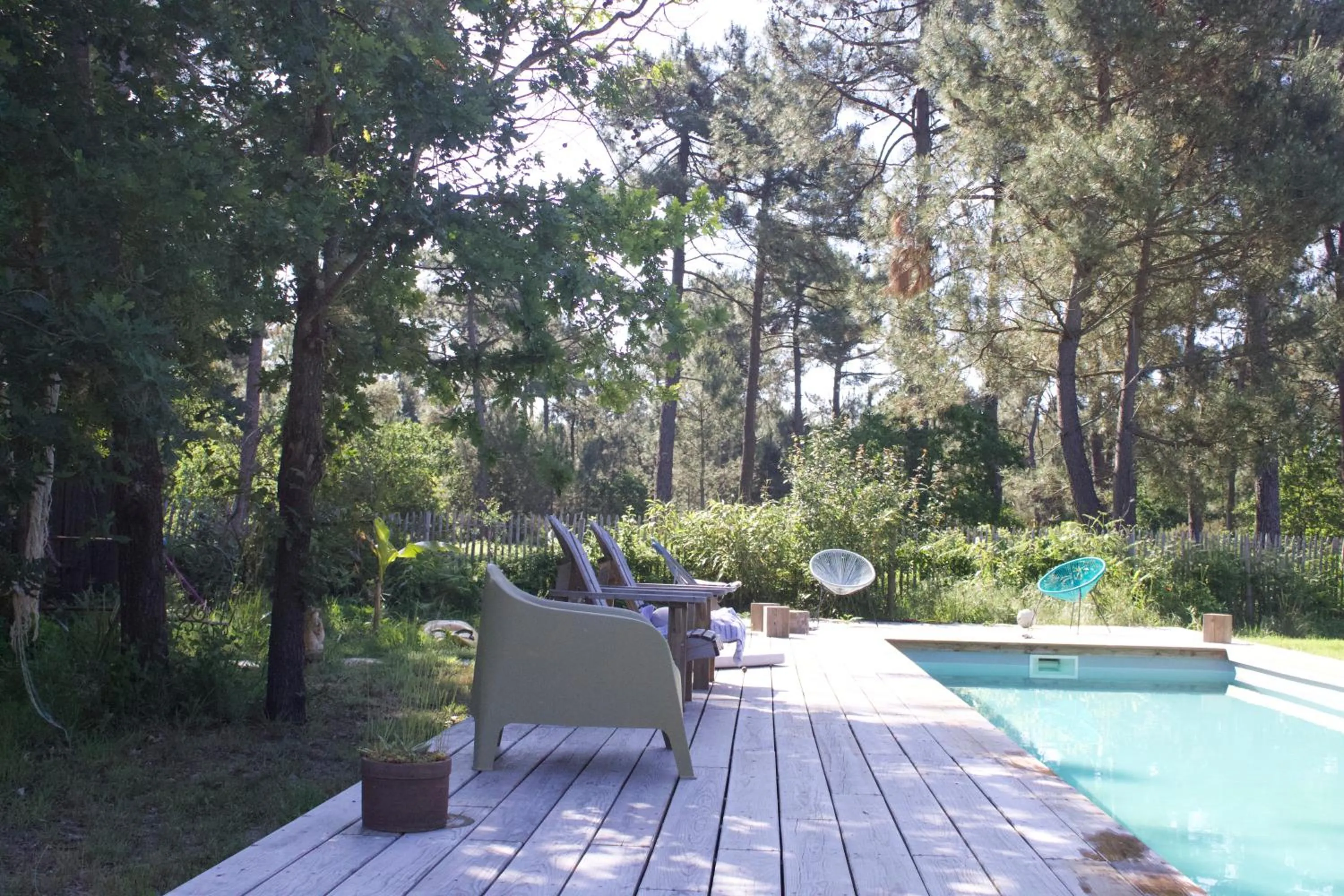 Patio in Chambres d'Hôtes 1001 NUITS Montalivet