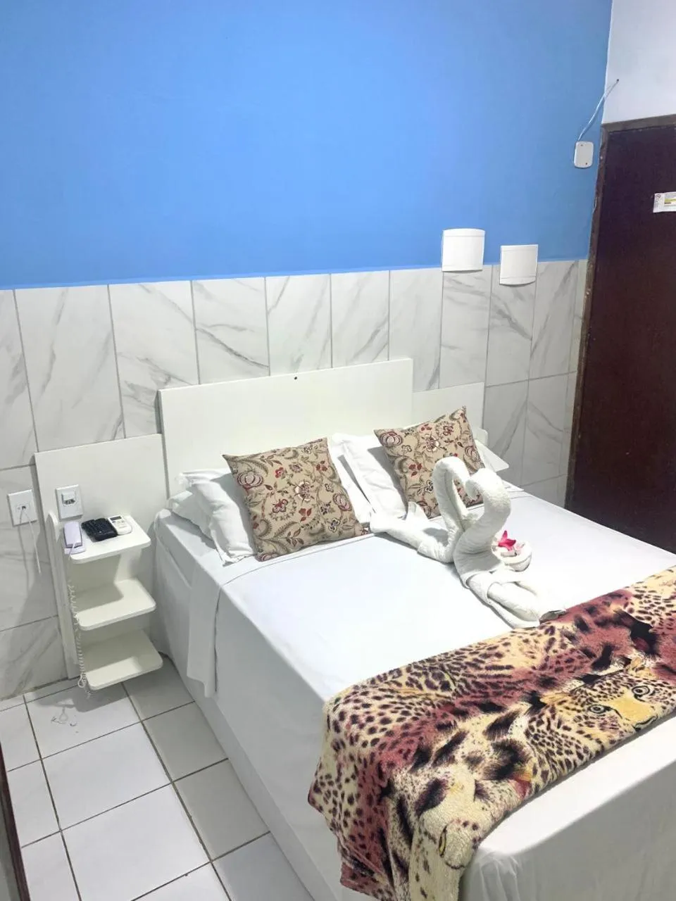 Bed in Pousada Verdes Mares