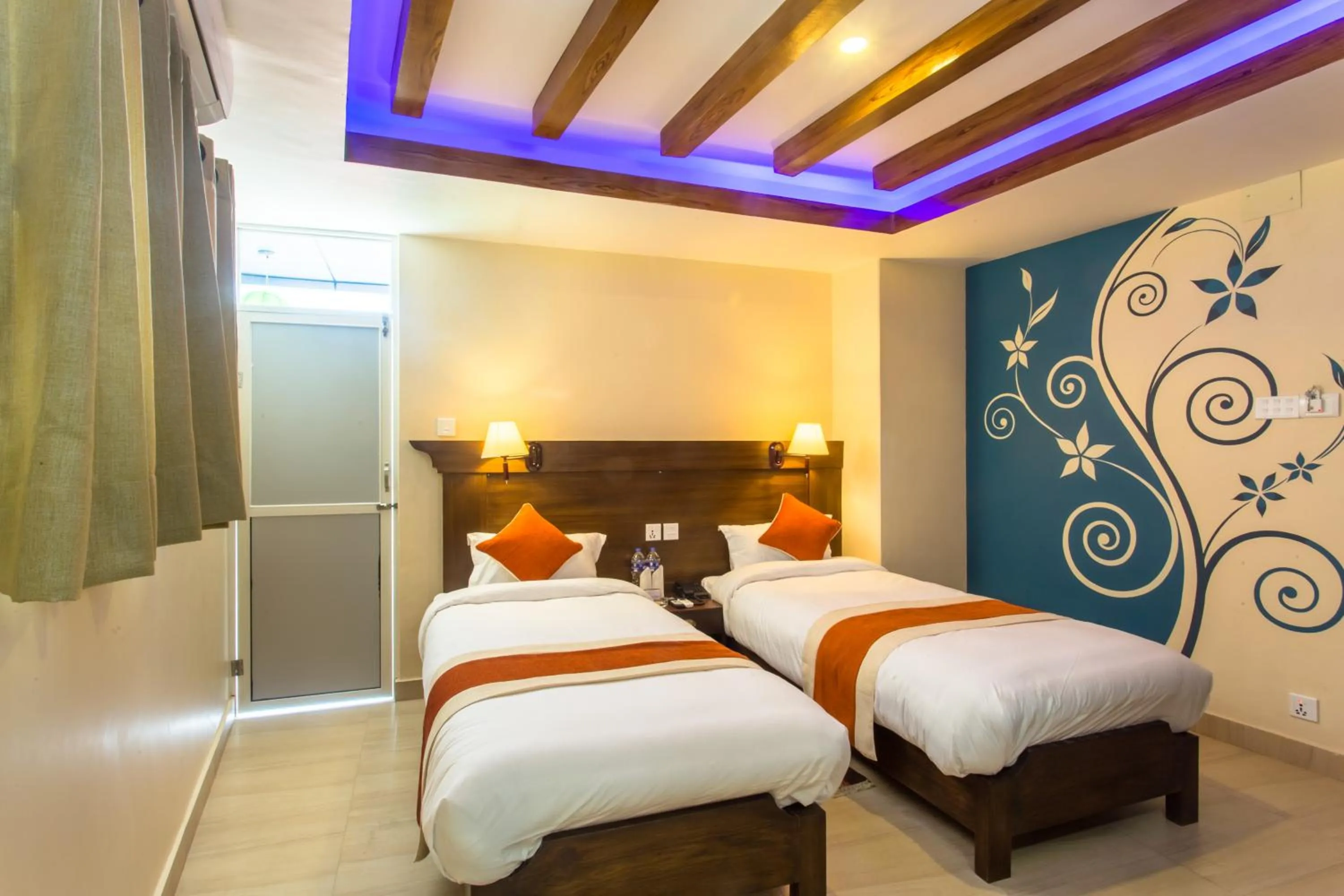 Bed in Hotel Beijing Lu