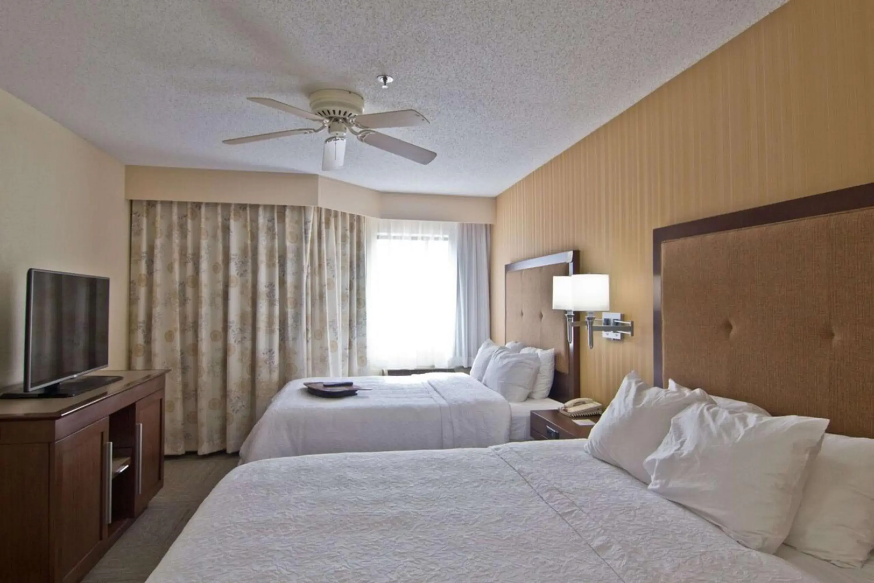 One-Bedroom 2 Queen Suite with Fireplace in Hampton Inn & Suites Chillicothe One-Bedroom 2 Queen Suite with Fireplace in Hampton Inn & Suites Chillicothe