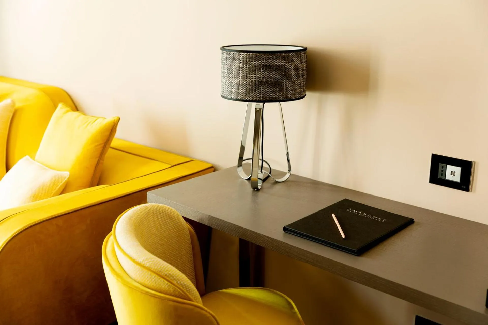 Living room in Amadomus Luxury Suites