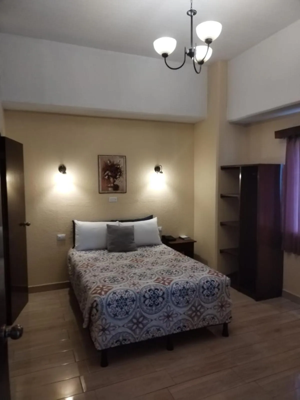 Bed in Hotel Sevilla