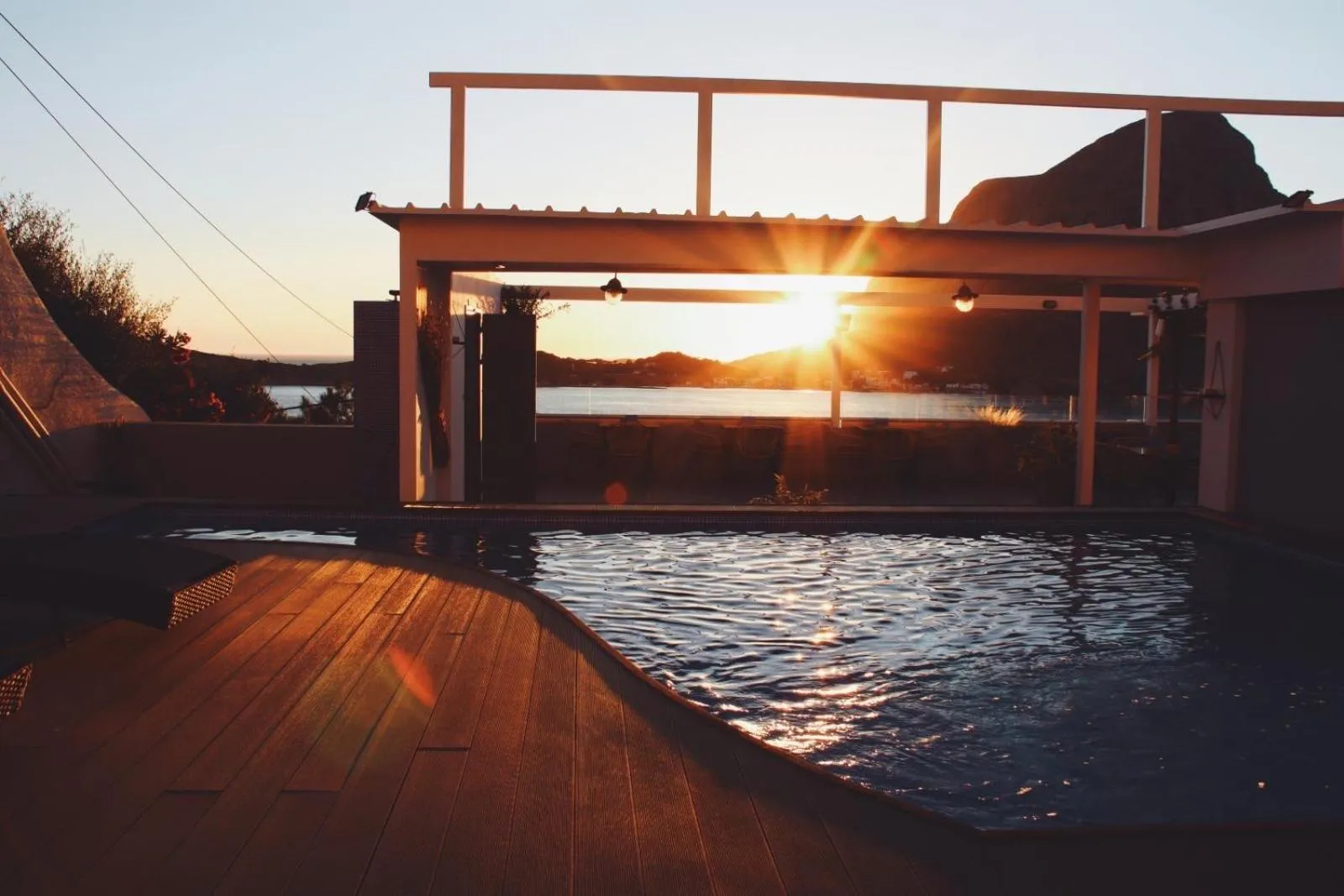 Swimming pool in Hyperion Hotel
