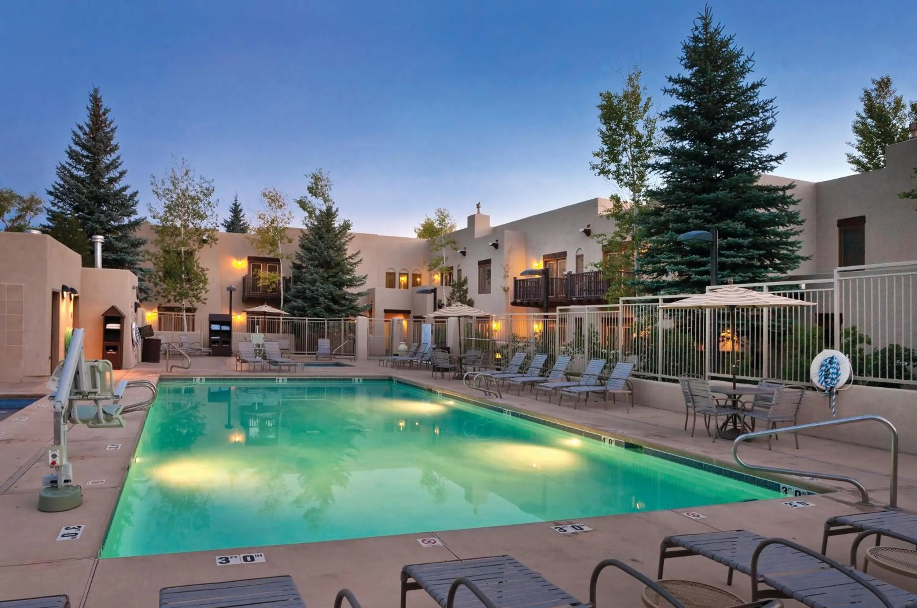 Swimming pool in WorldMark Taos