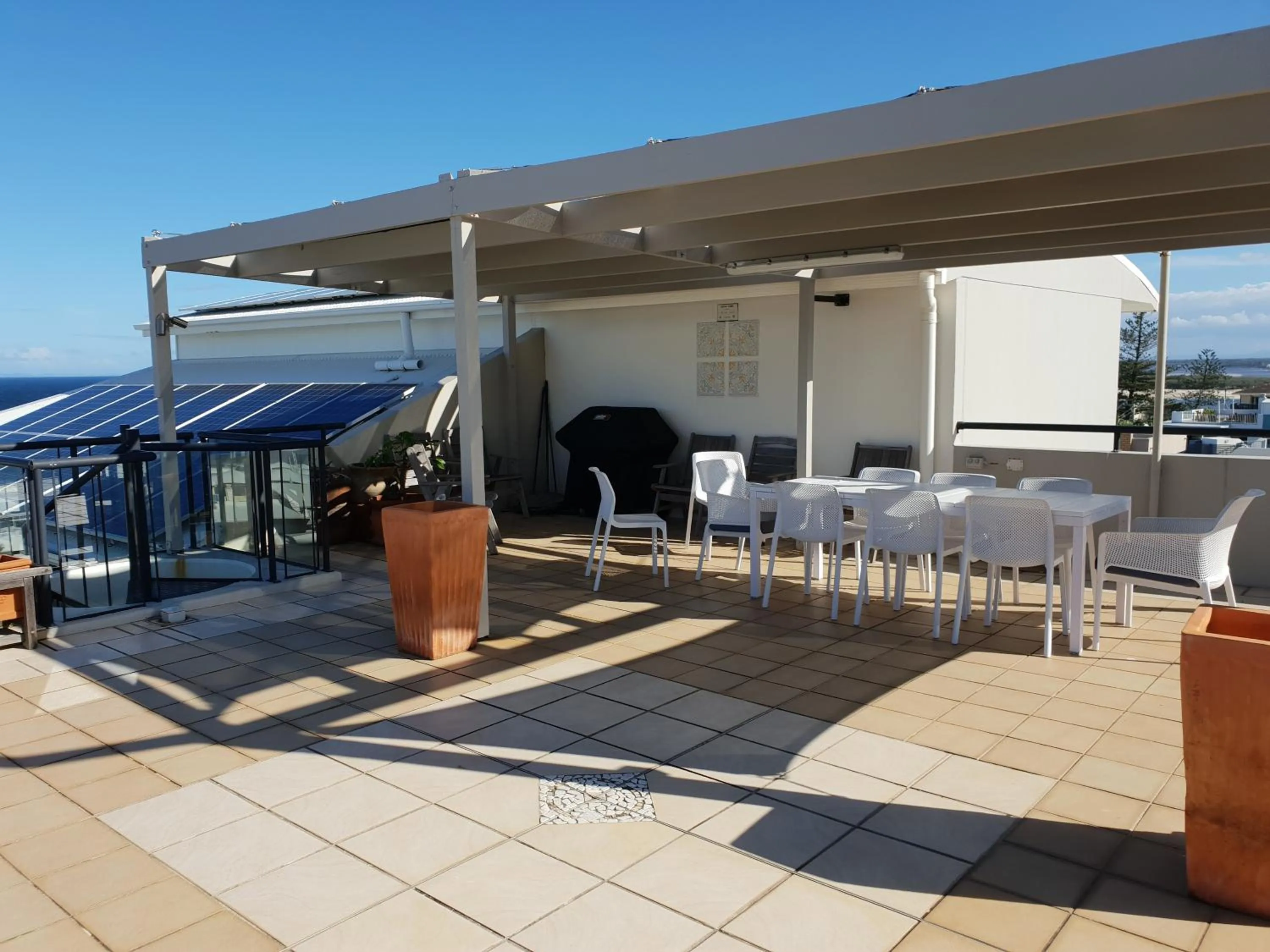 Patio in Kings Row Apartments