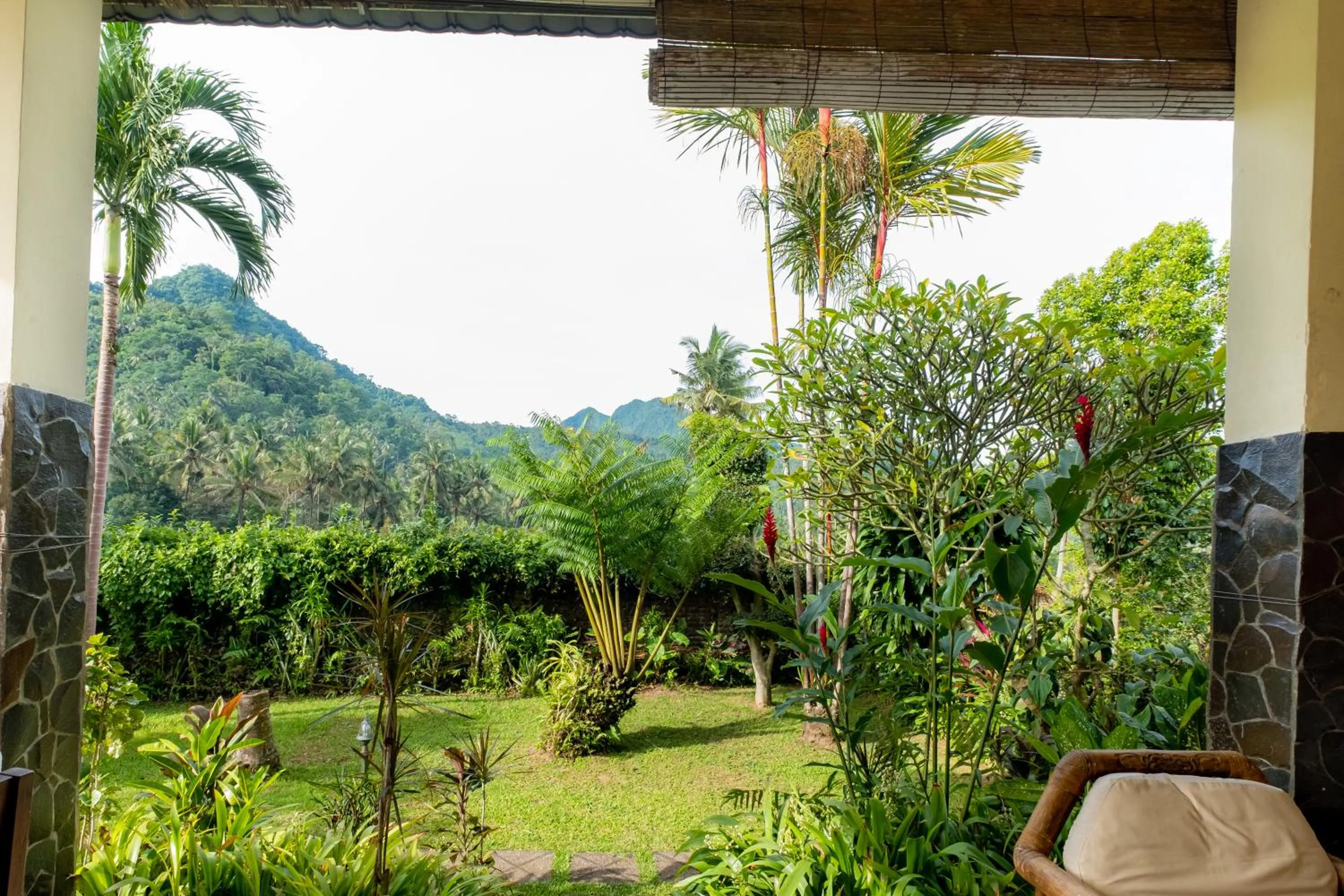 Natural landscape in Villa Manuk