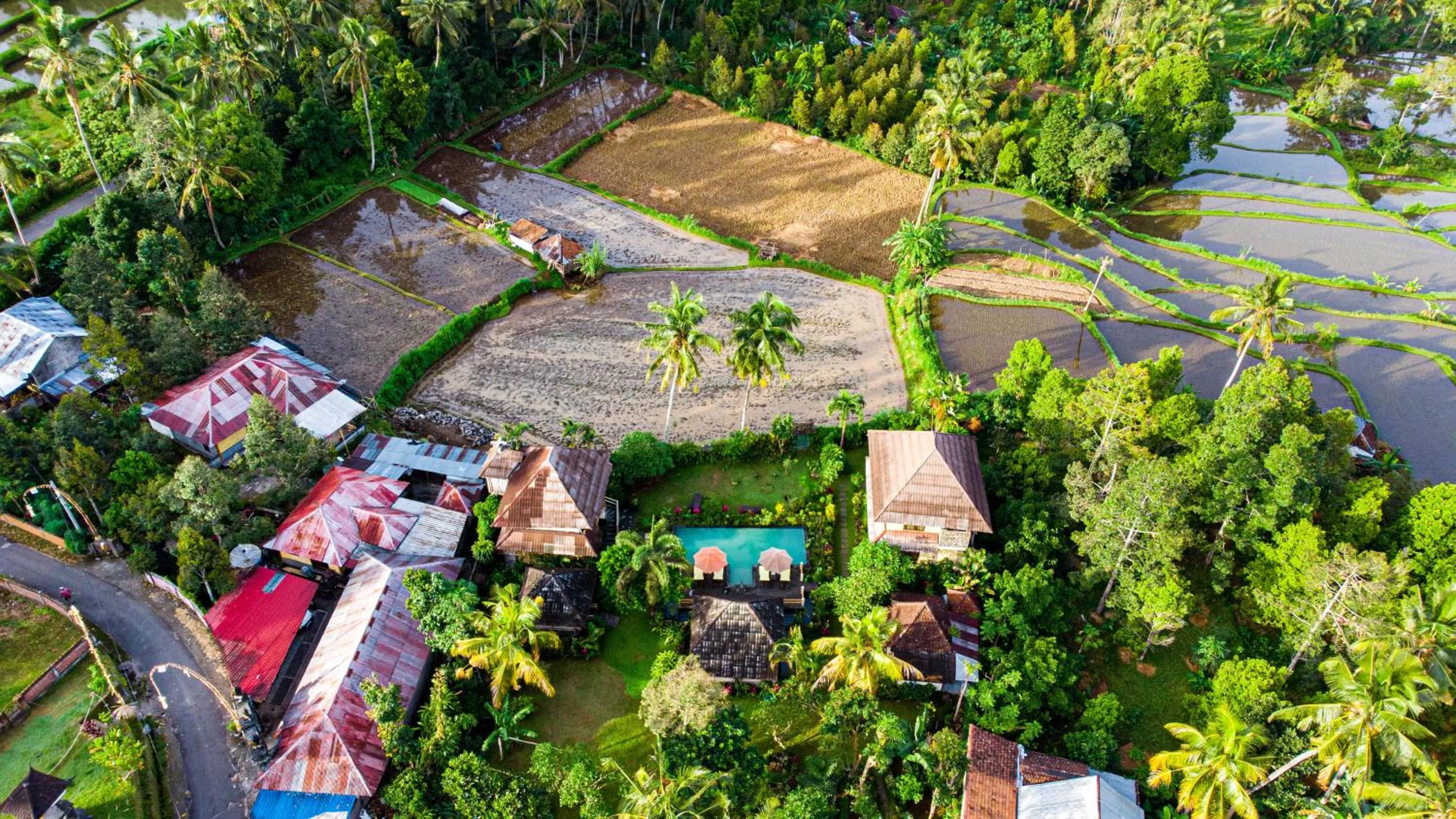Natural landscape in Villa Manuk