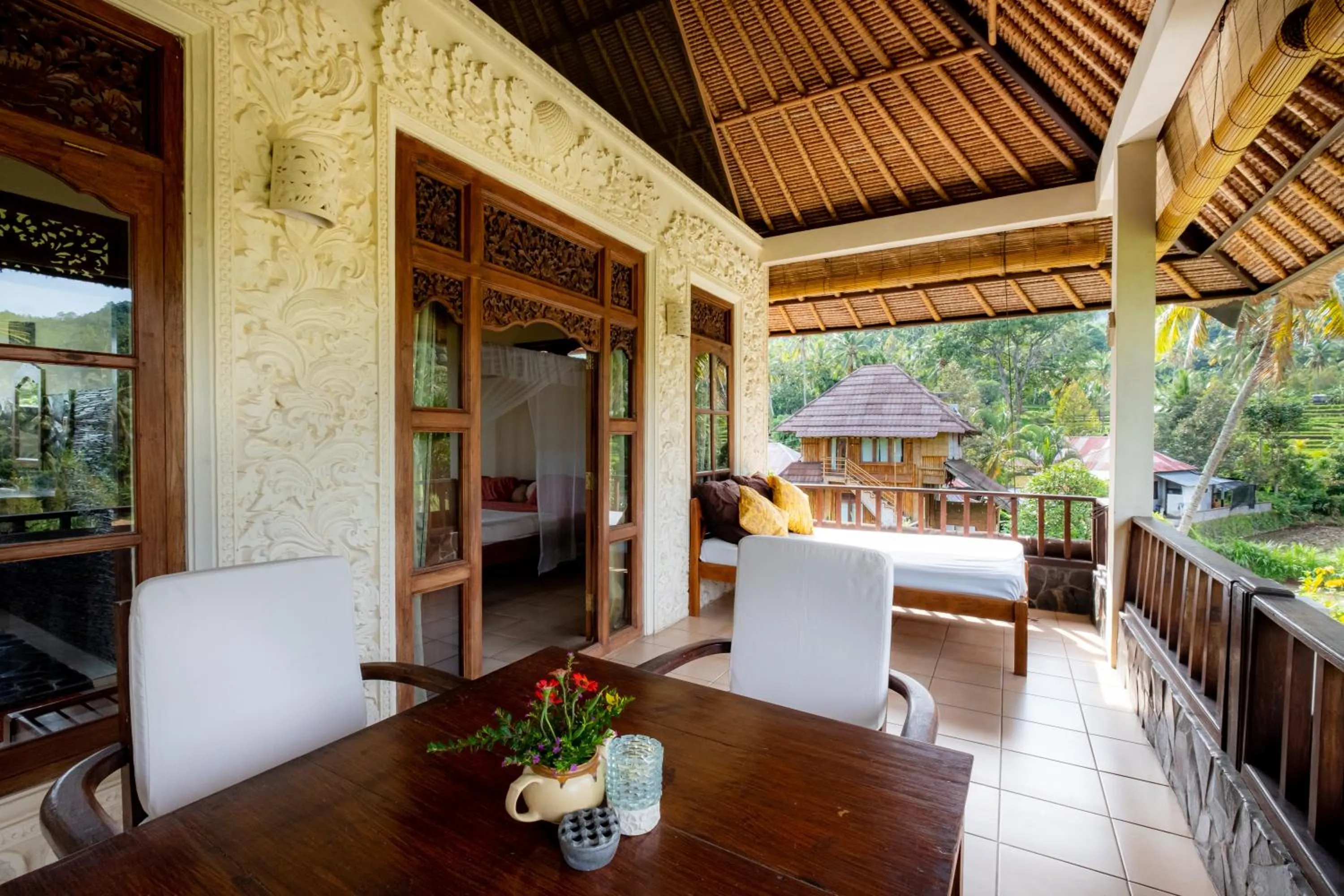 Balcony/Terrace in Villa Manuk