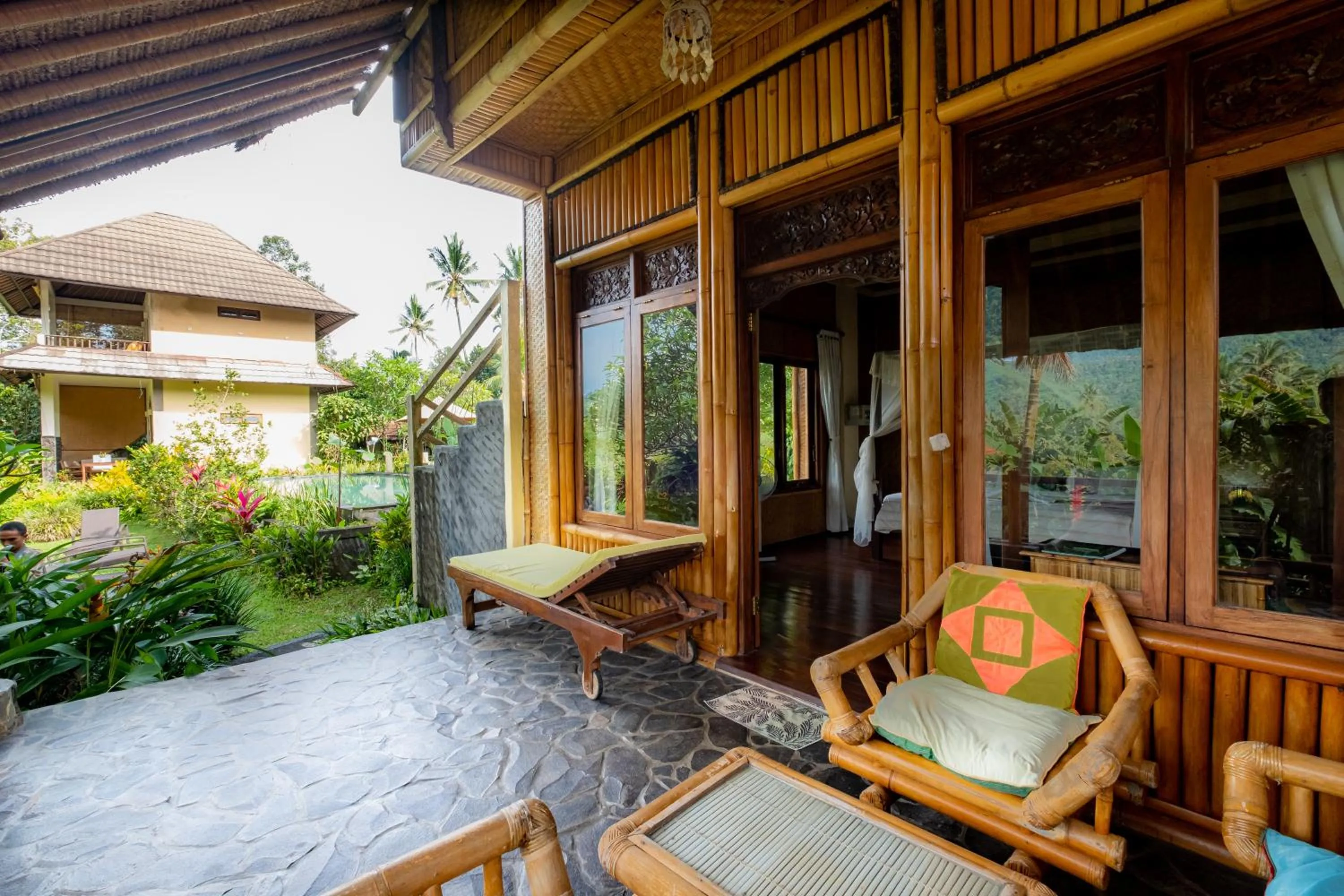 Balcony/Terrace in Villa Manuk