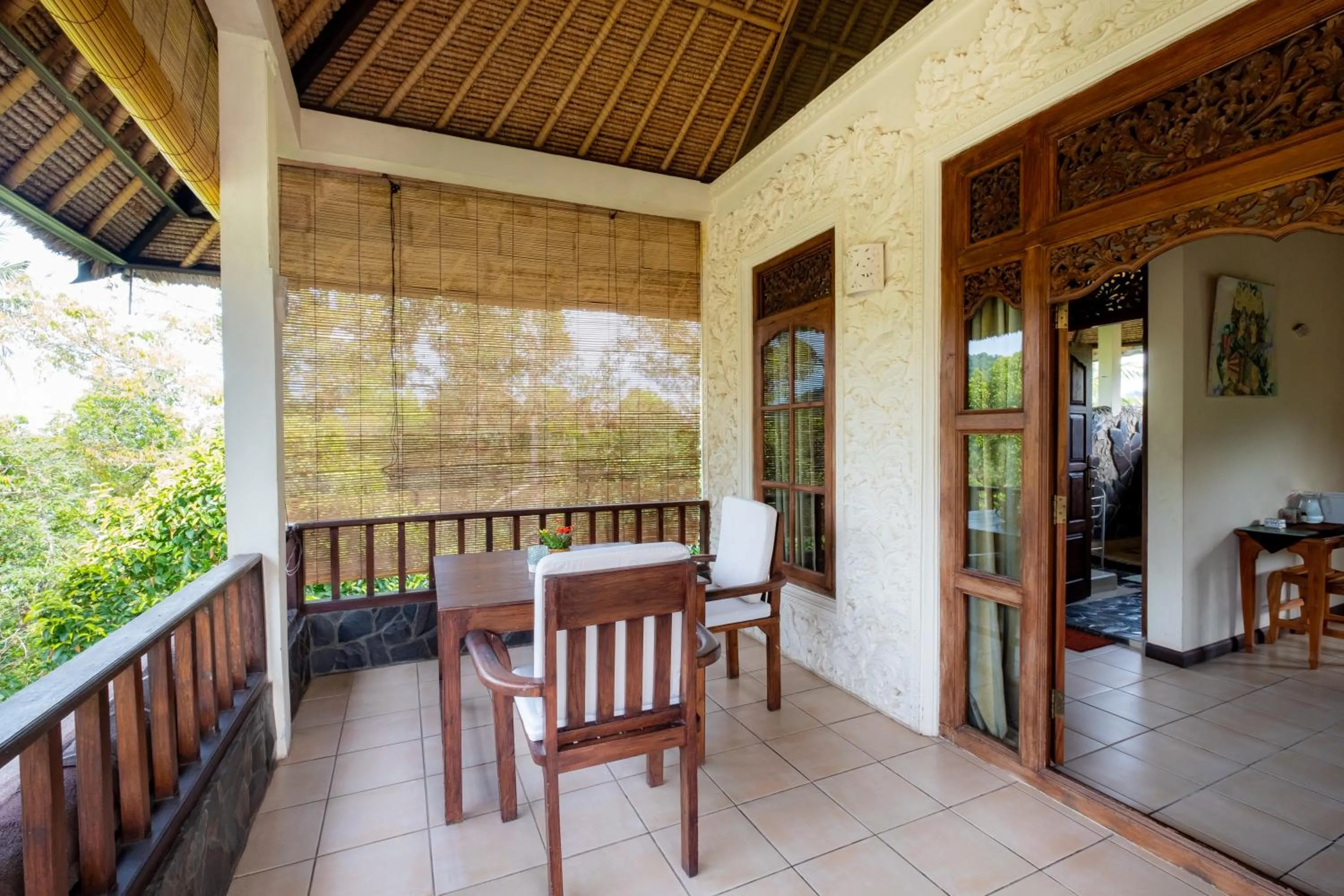 Seating area in Villa Manuk