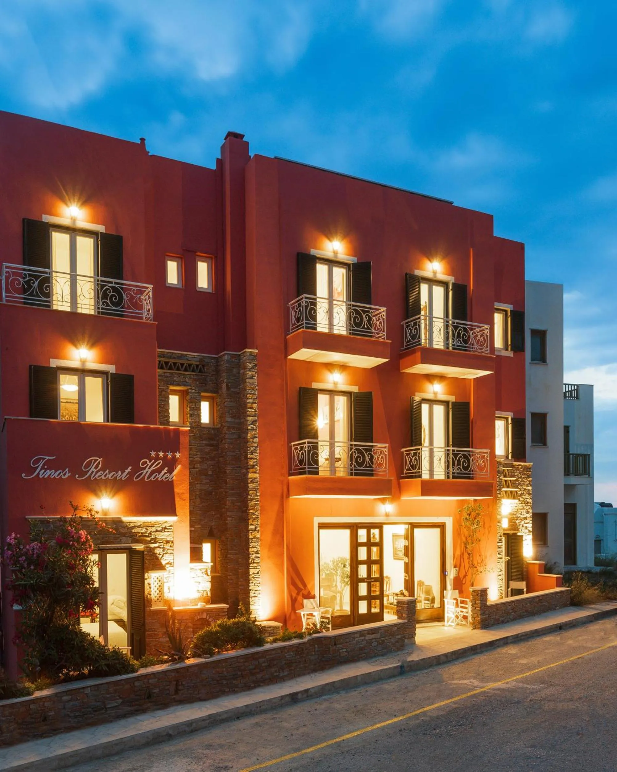 Property building in Tinos Resort