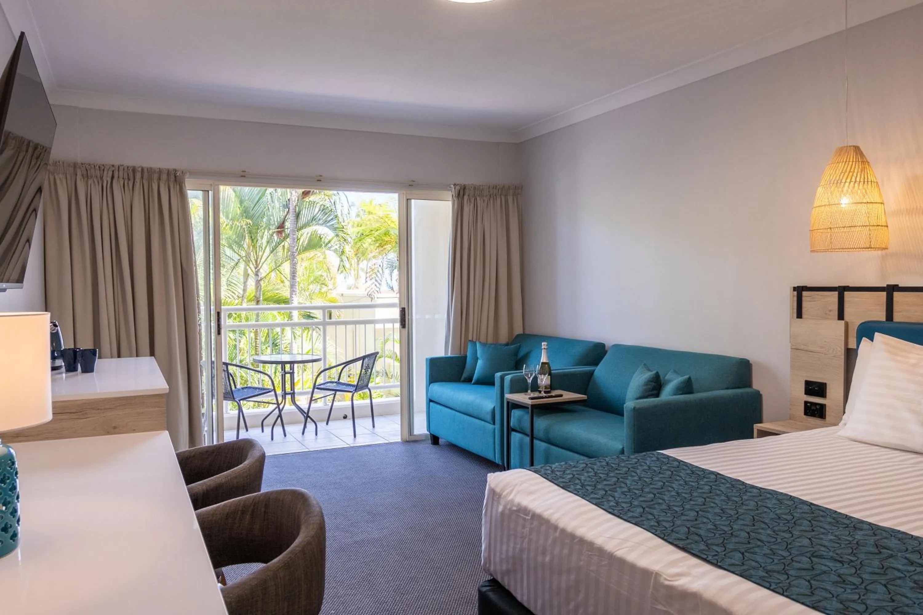 Bed in Tangalooma Island Resort