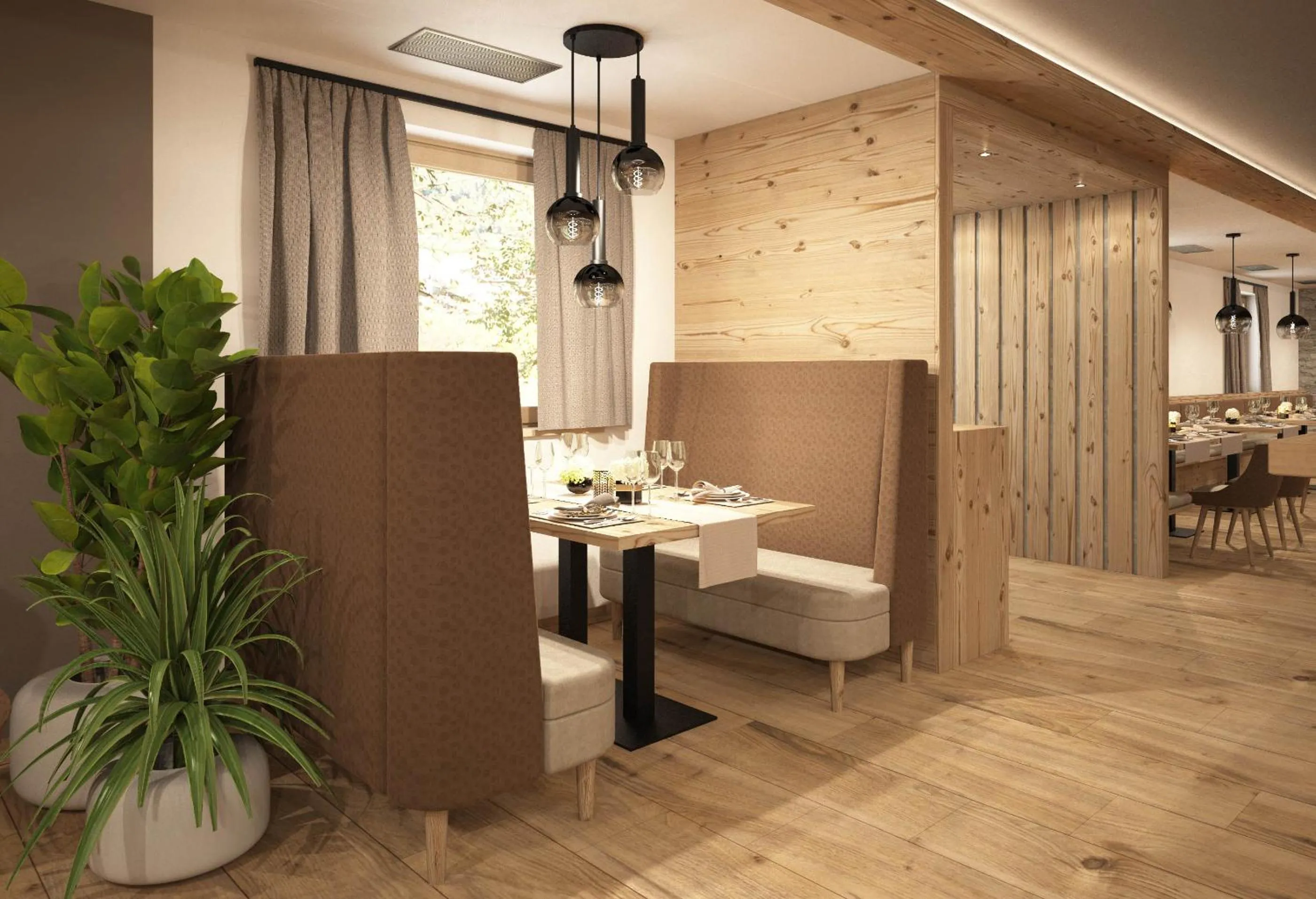 Restaurant/places to eat in Hotel Laste'