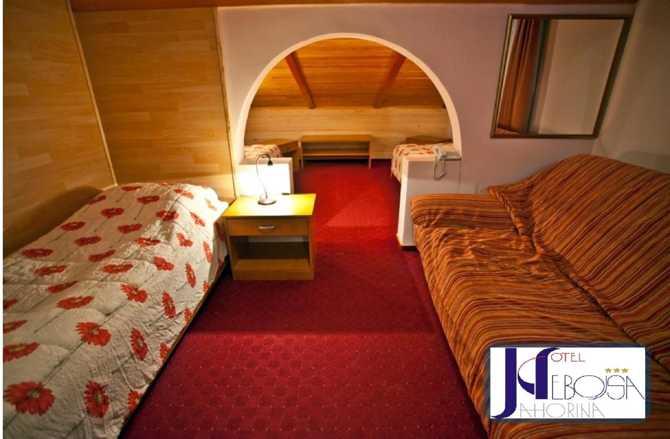 Bed in Hotel Nebojša Jahorina