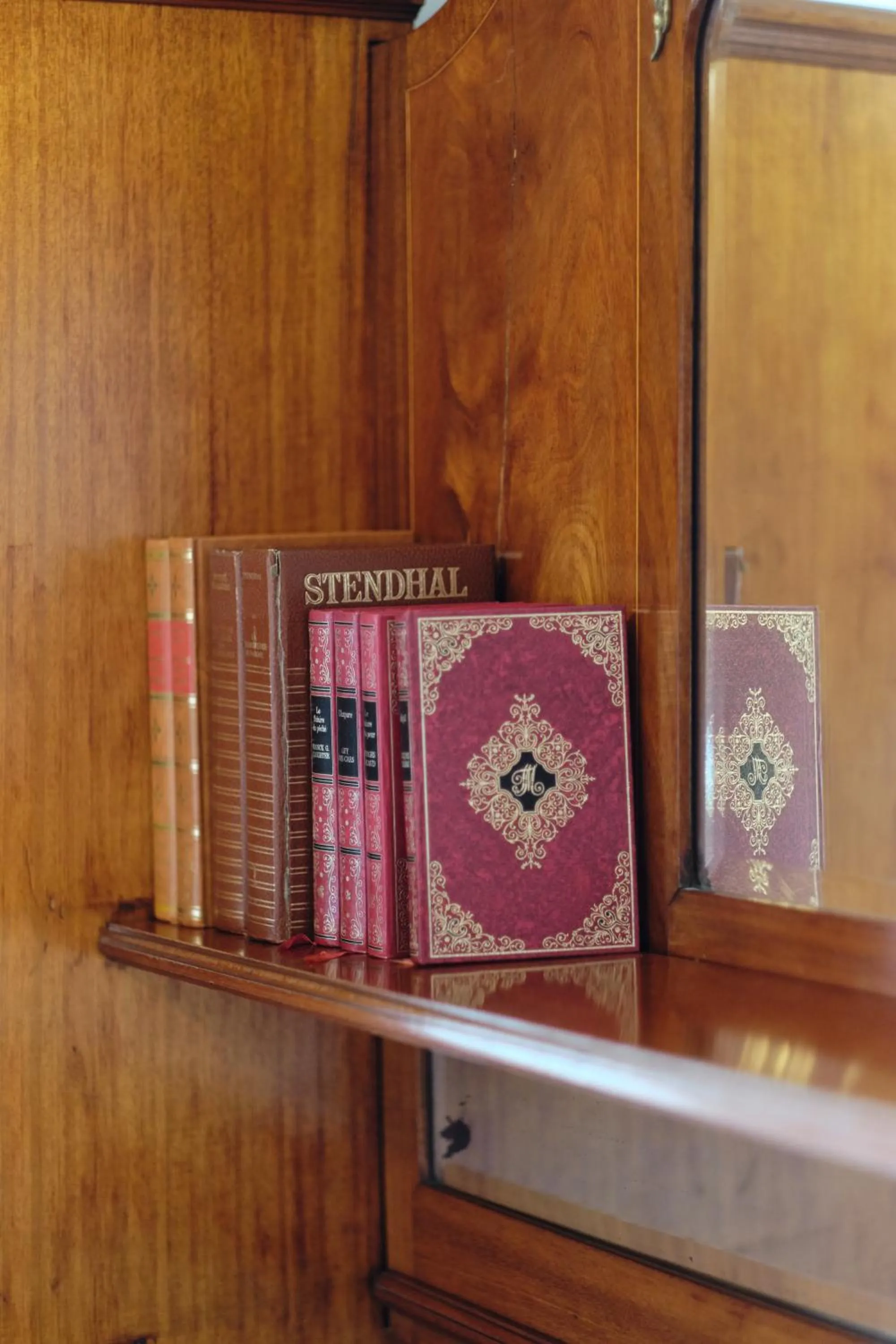 Library in Au Petit Manoir