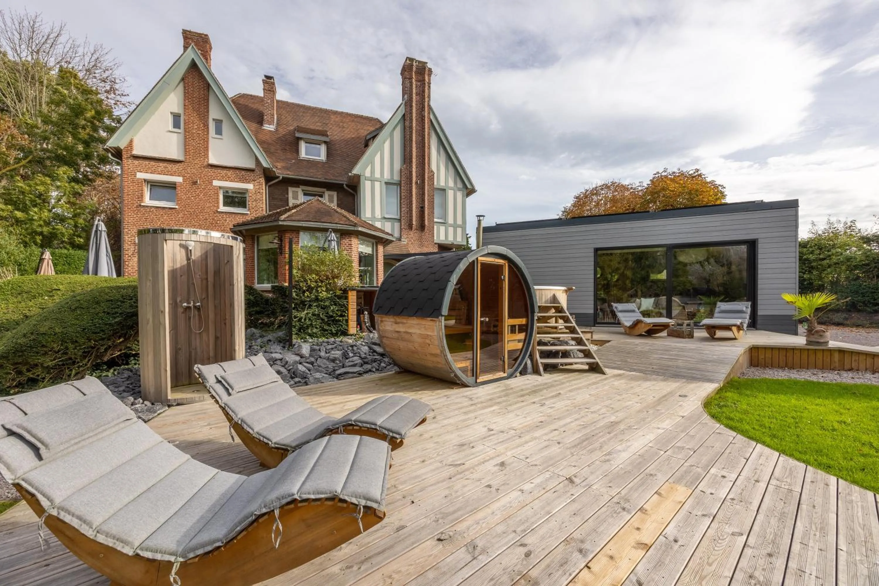 Balcony/Terrace in Au Petit Manoir