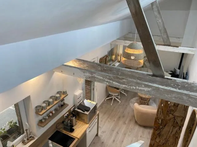 Kitchen or kitchenette in Au Petit Manoir