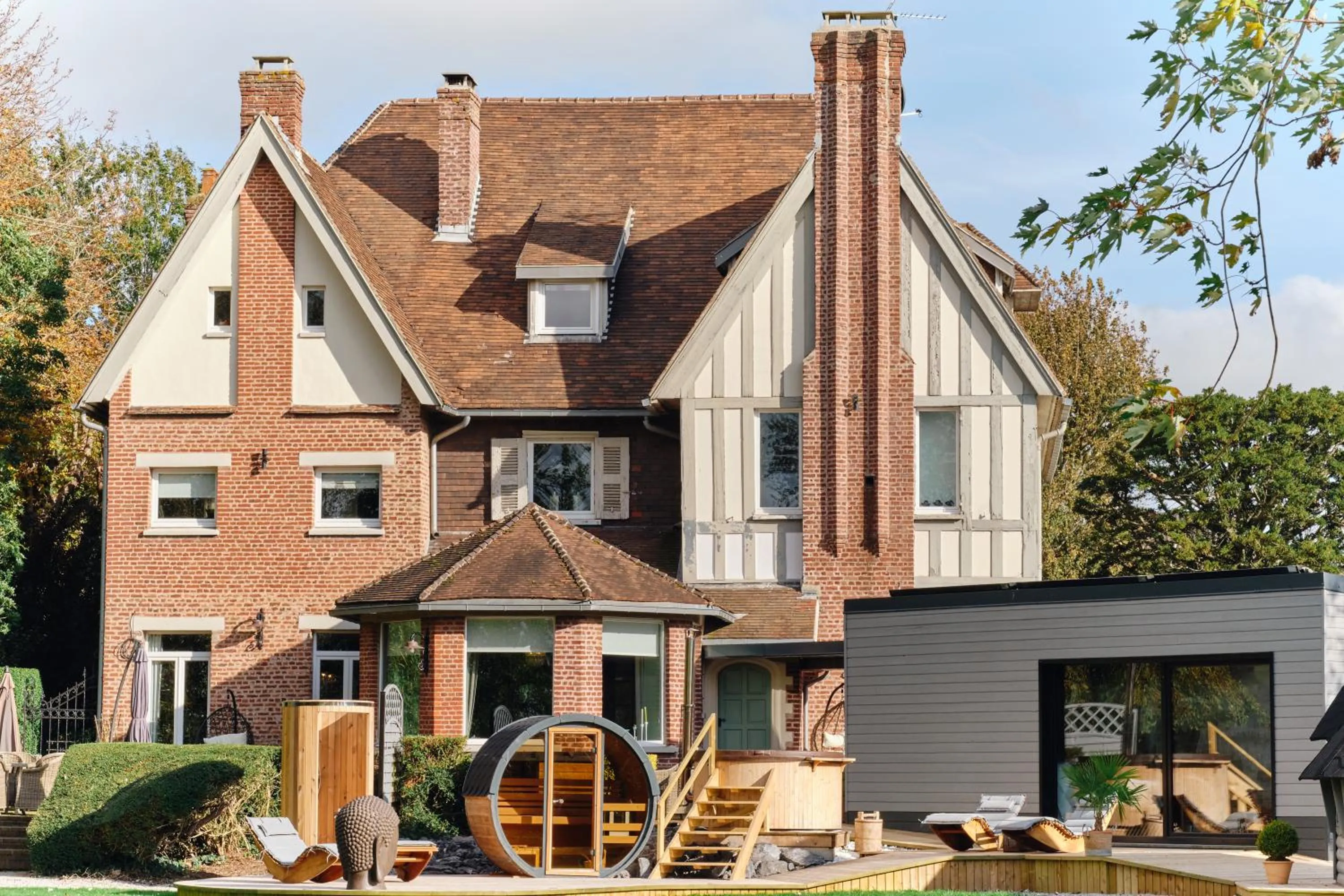 Spa and wellness centre/facilities in Au Petit Manoir