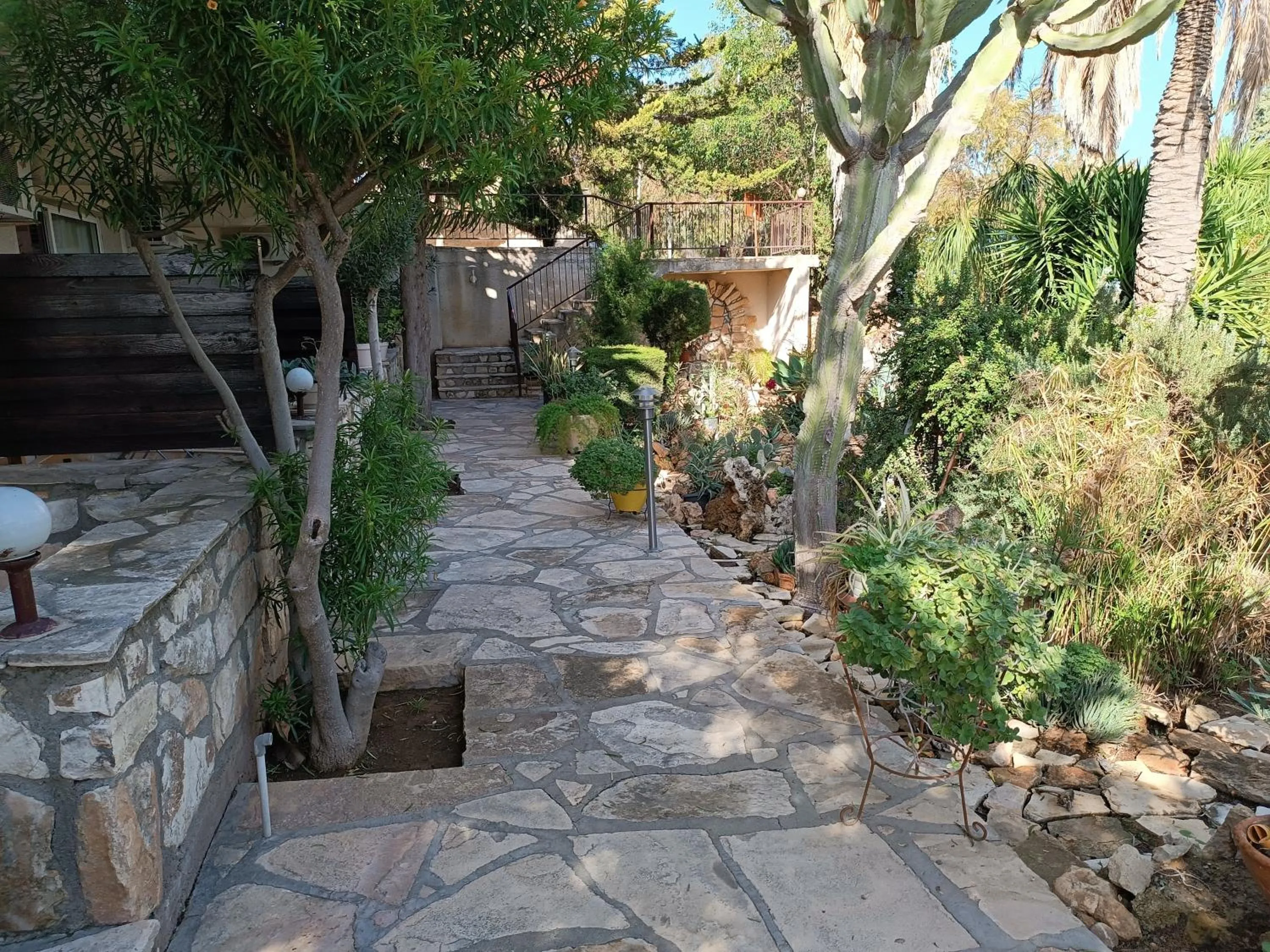 Garden view in Rantzo Holiday Apartments