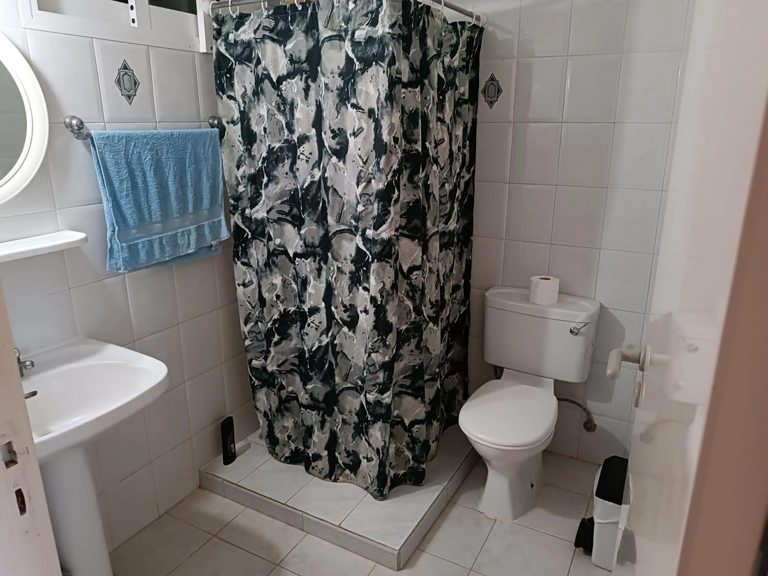 Shower in Rantzo Holiday Apartments