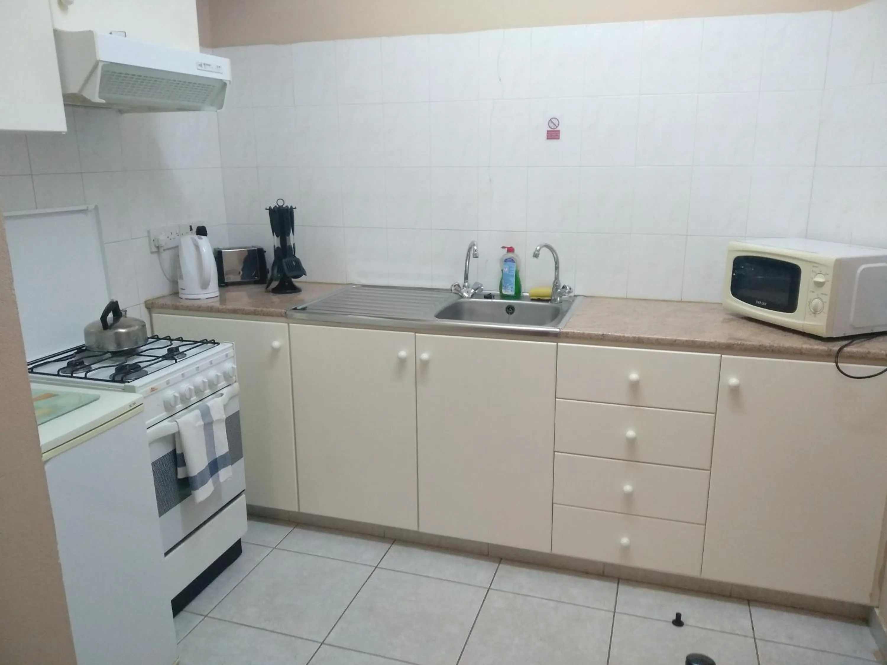 Kitchen or kitchenette in Rantzo Holiday Apartments