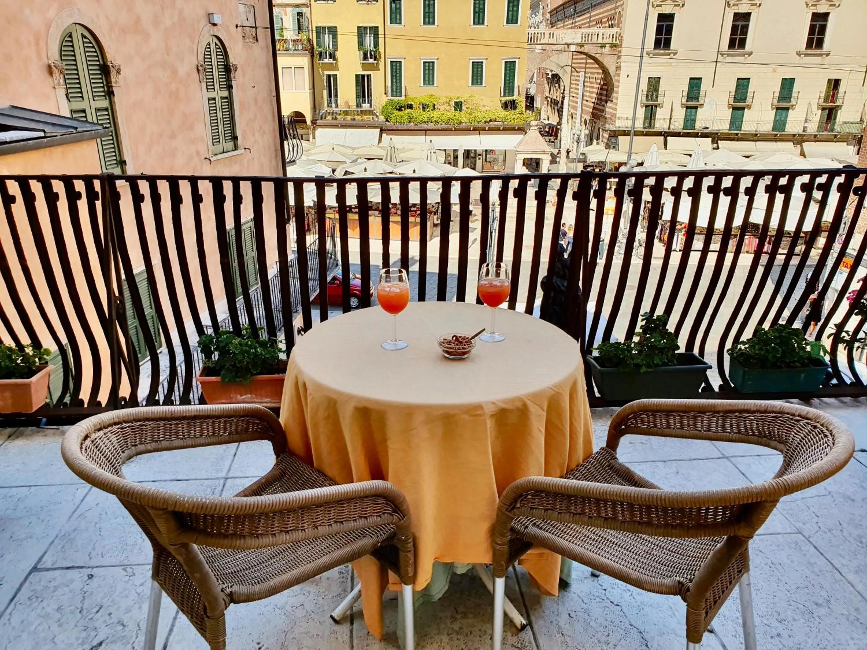 Balcony/Terrace in Hotel Aurora