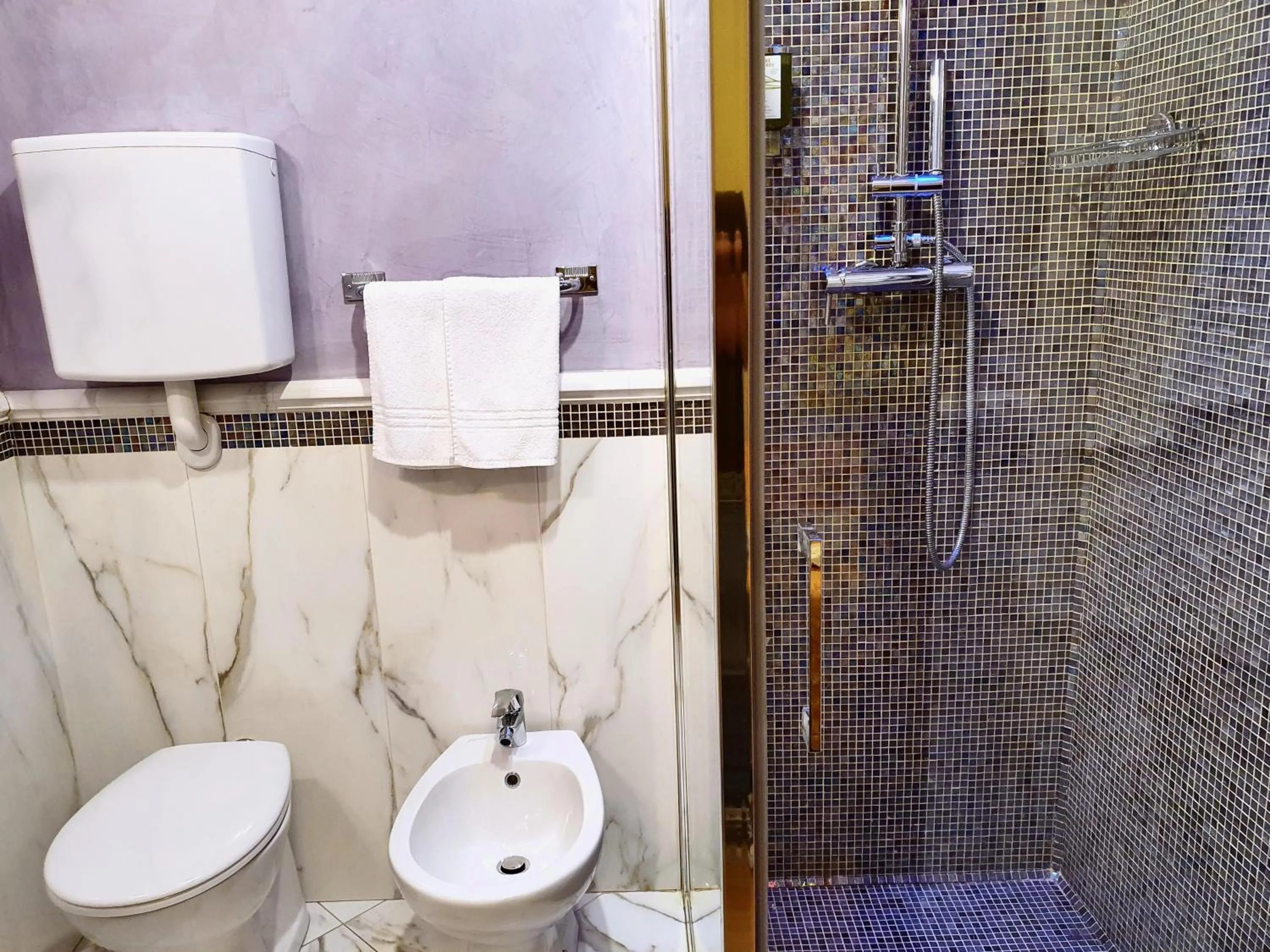 Shower in Hotel Aurora