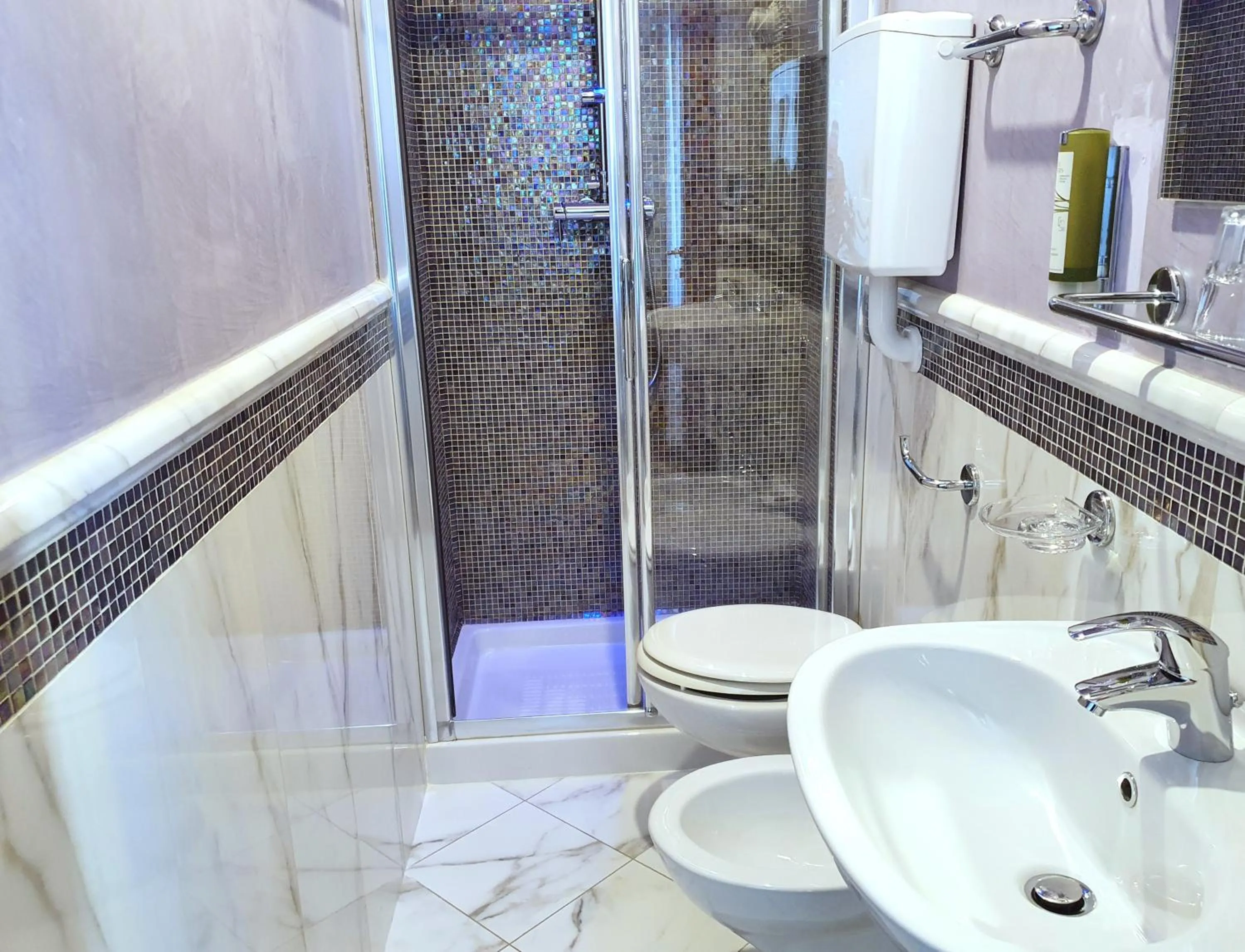 Shower in Hotel Aurora