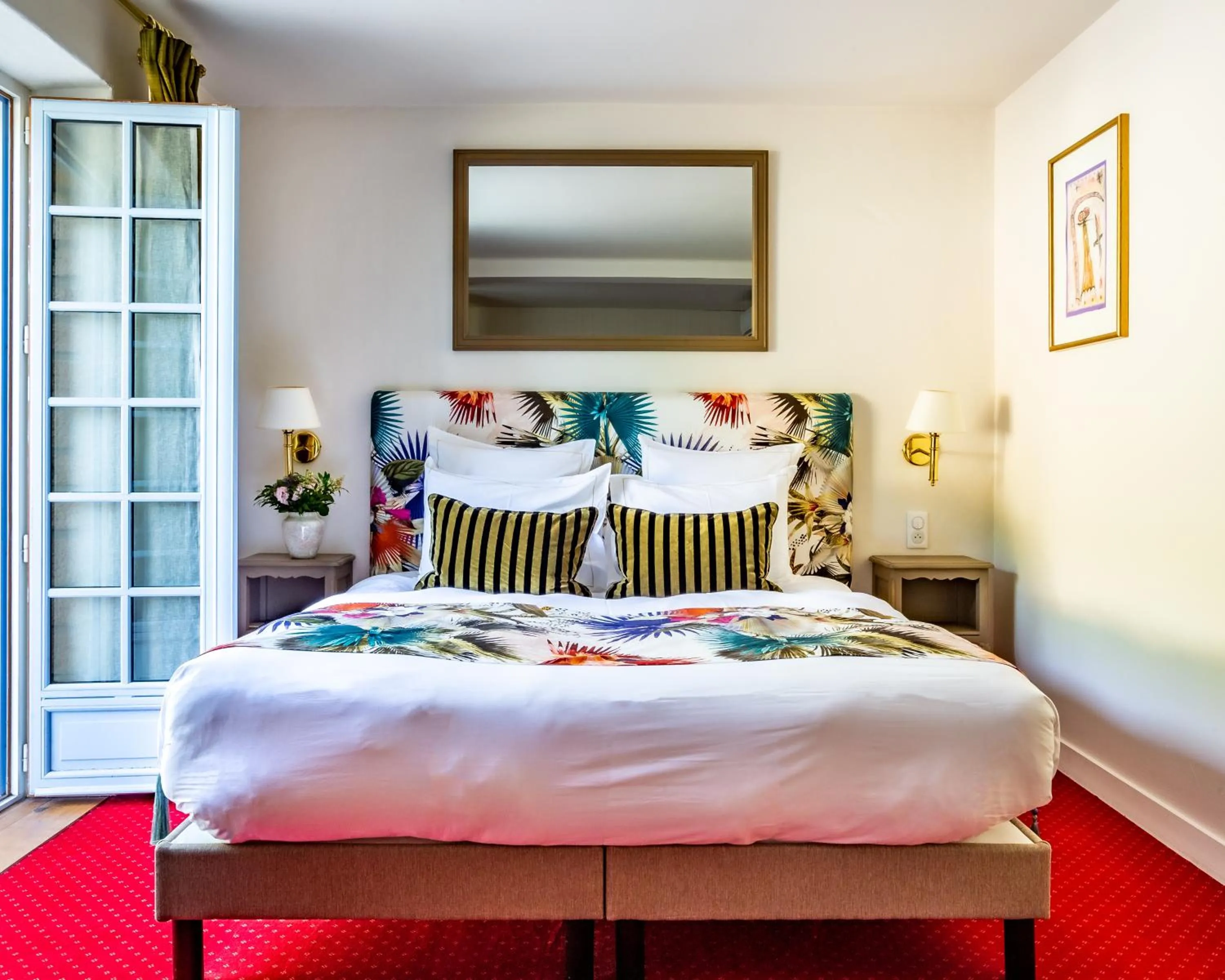 Bed in Hotel Restaurant Le Centenaire