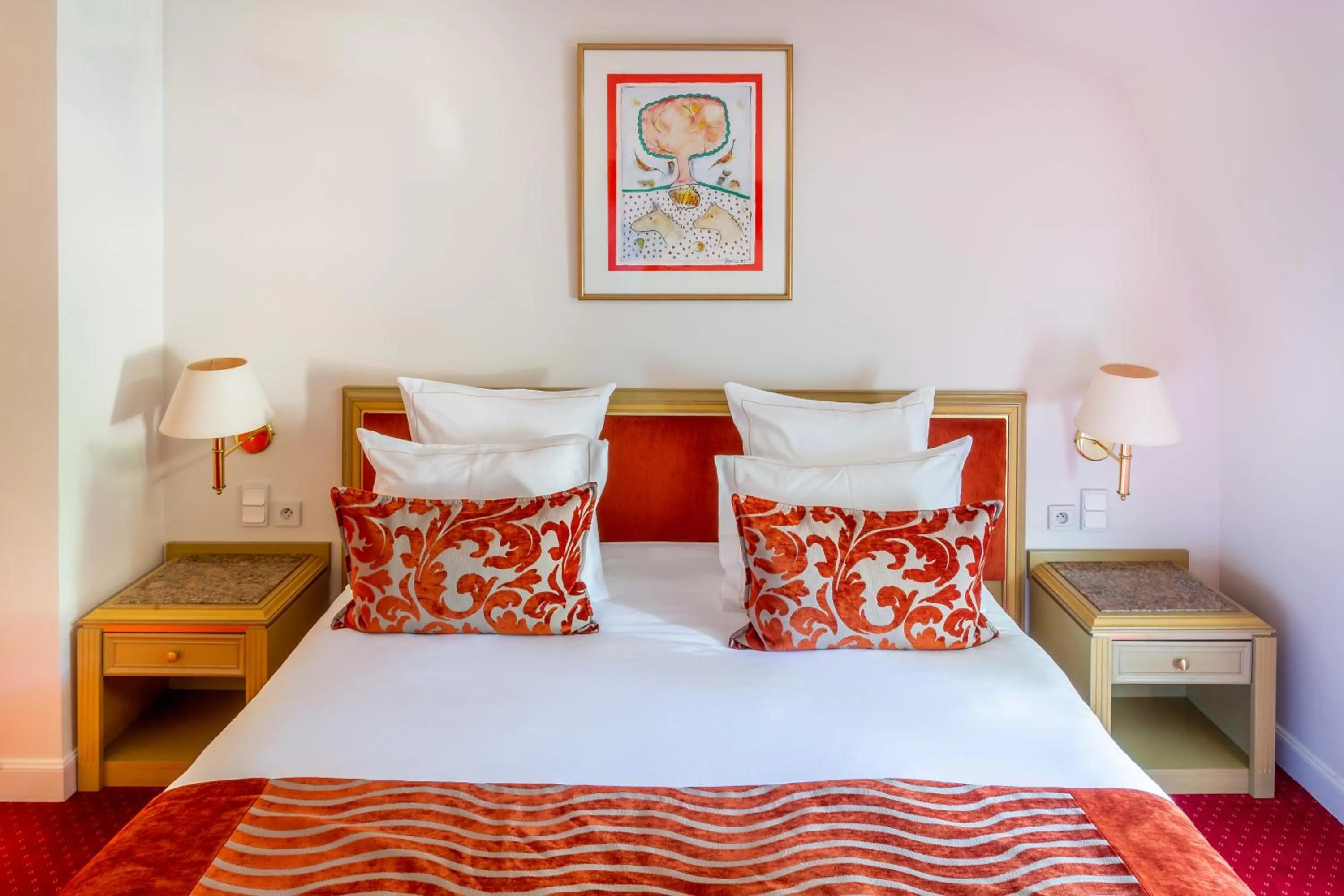 Bed in Hotel Restaurant Le Centenaire