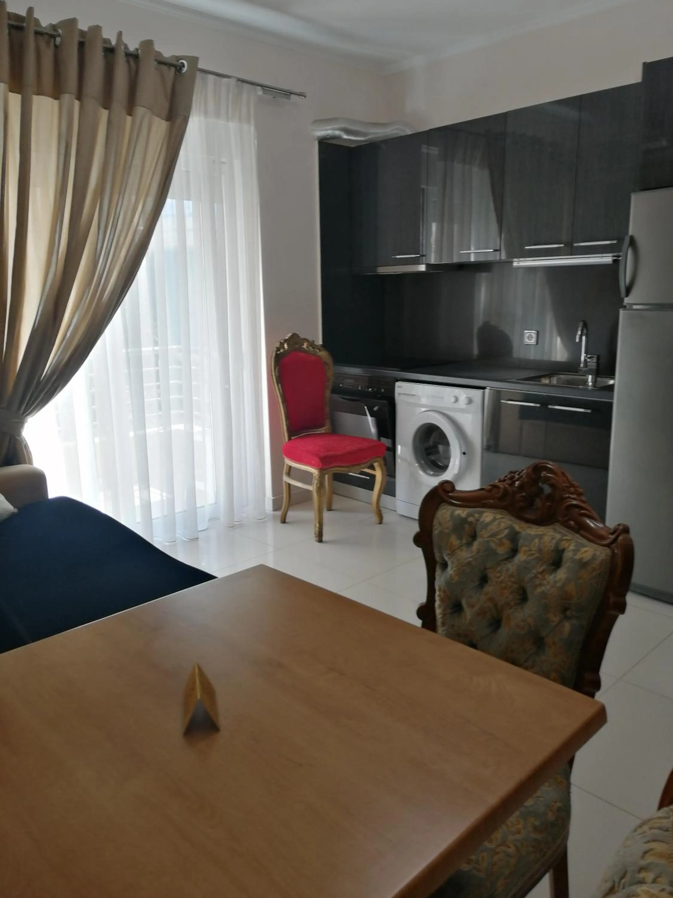 Seating area in Palataki Residence